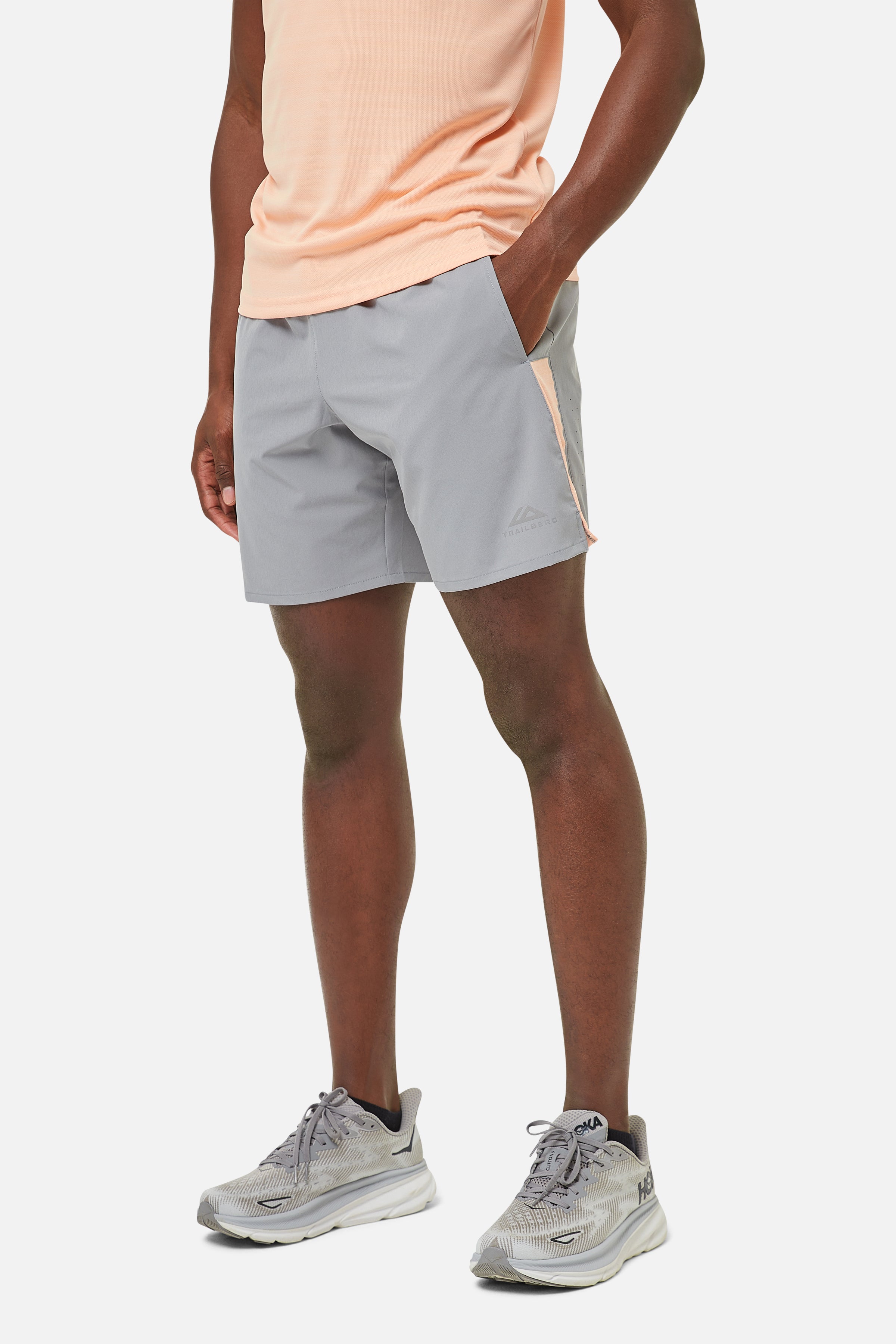 CLOUD AW24 SHORT - GREY/PEACH