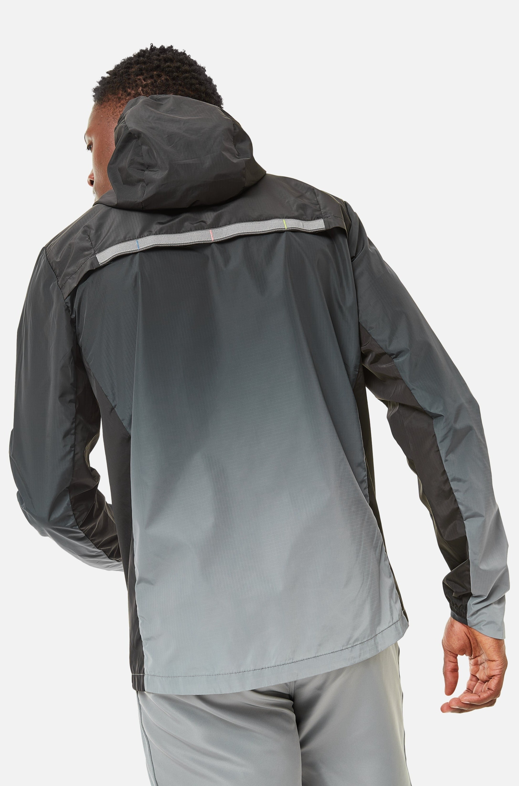 GRADIENT WINDBREAKER - BLACK/GREY