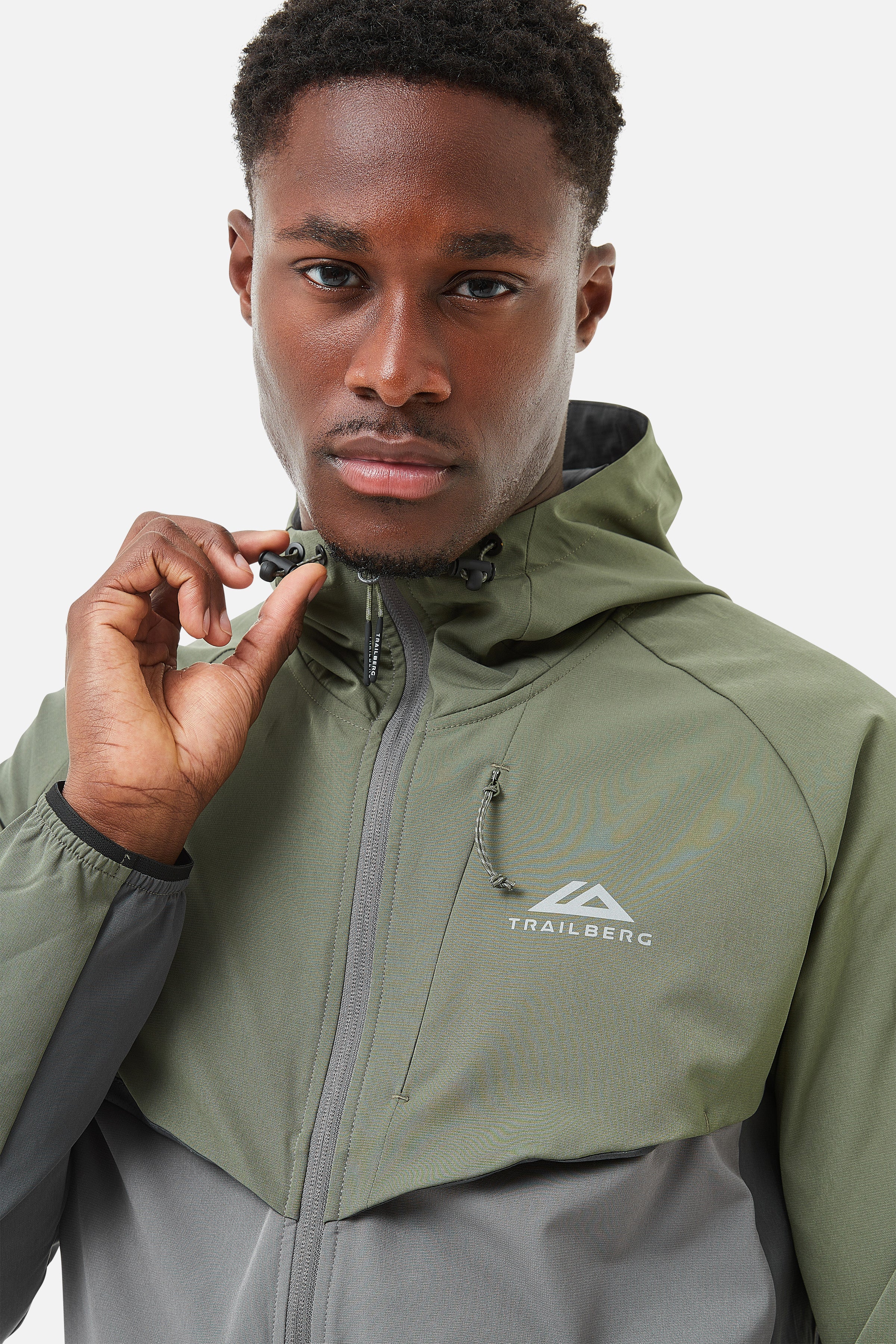 TRICOLOUR TRACKSUIT -  KHAKI/GREY