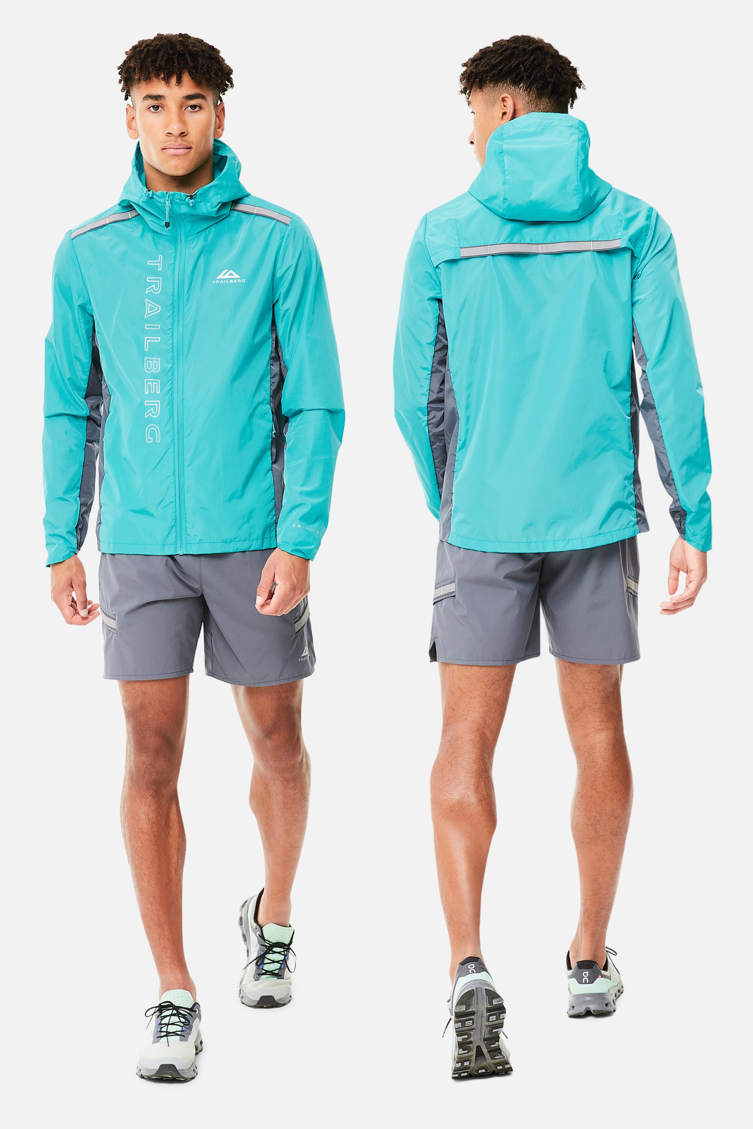 TRIATHLON WINDSET- TURQUOISE/MID GREY