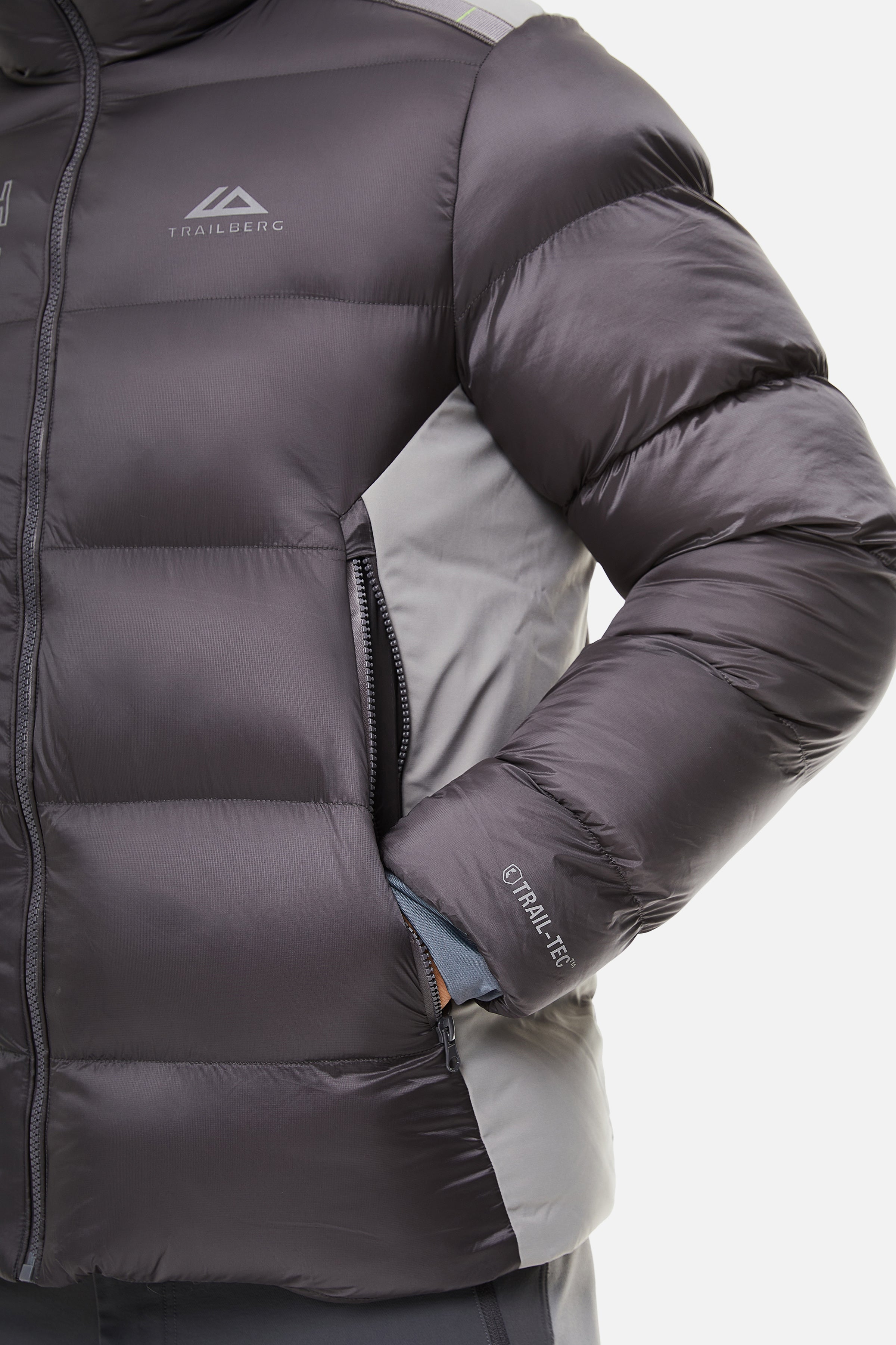 TRIATHLON PUFFER - CHARCOAL/GREY