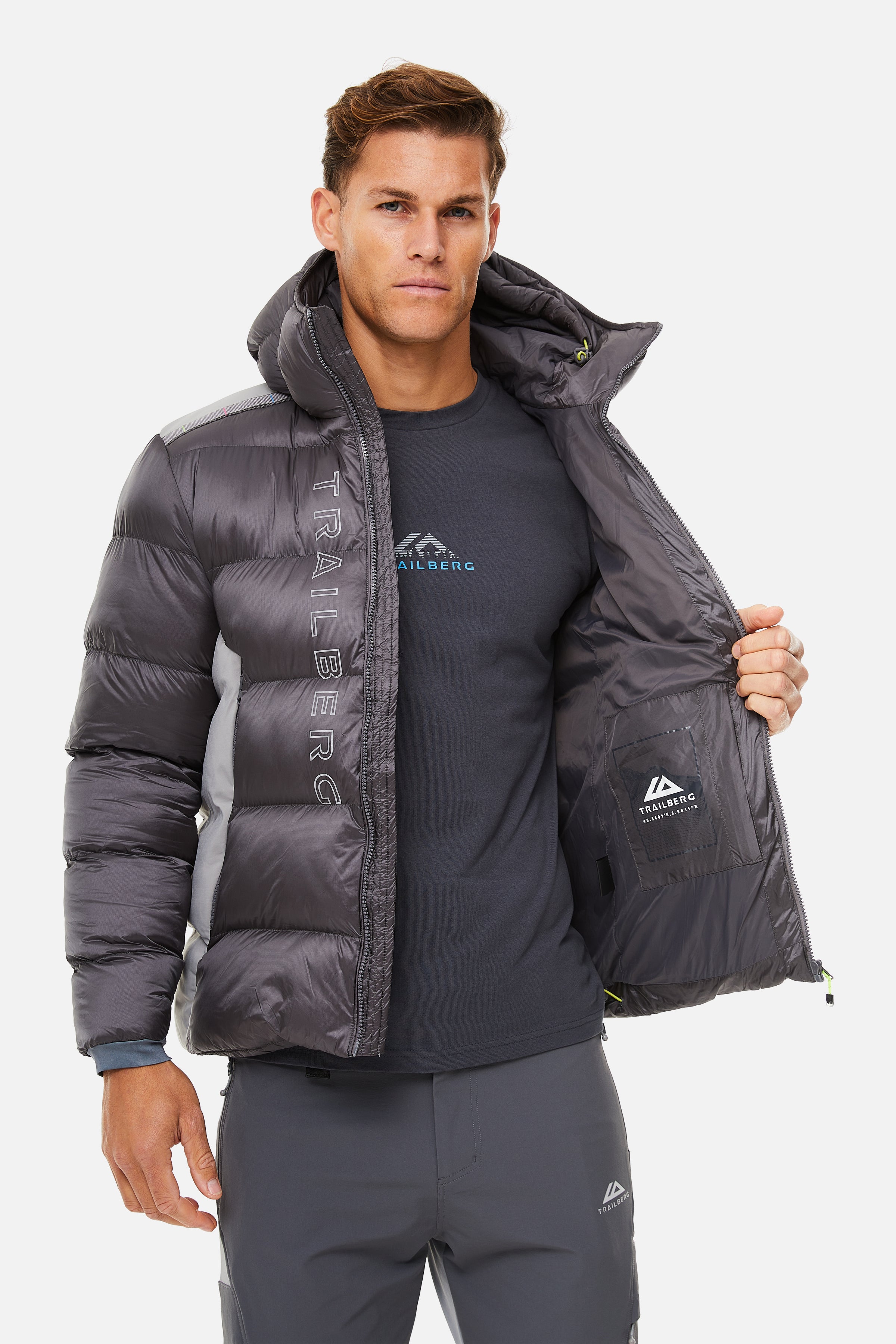 TRIATHLON PUFFER - CHARCOAL/GREY