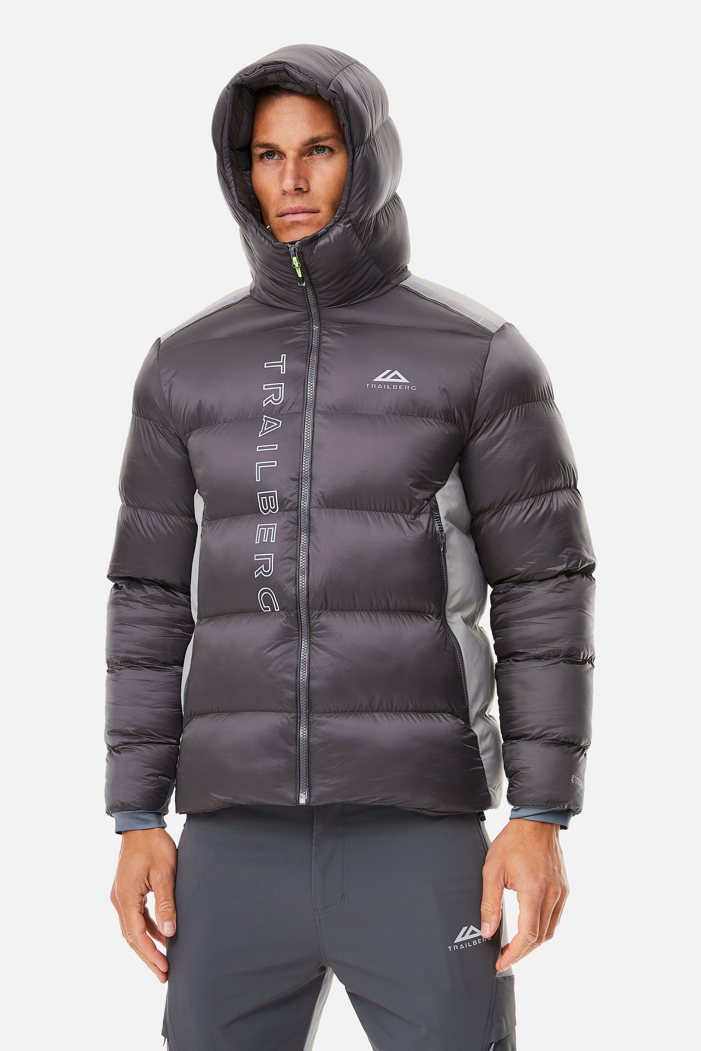 TRIATHLON PUFFER - CHARCOAL/GREY