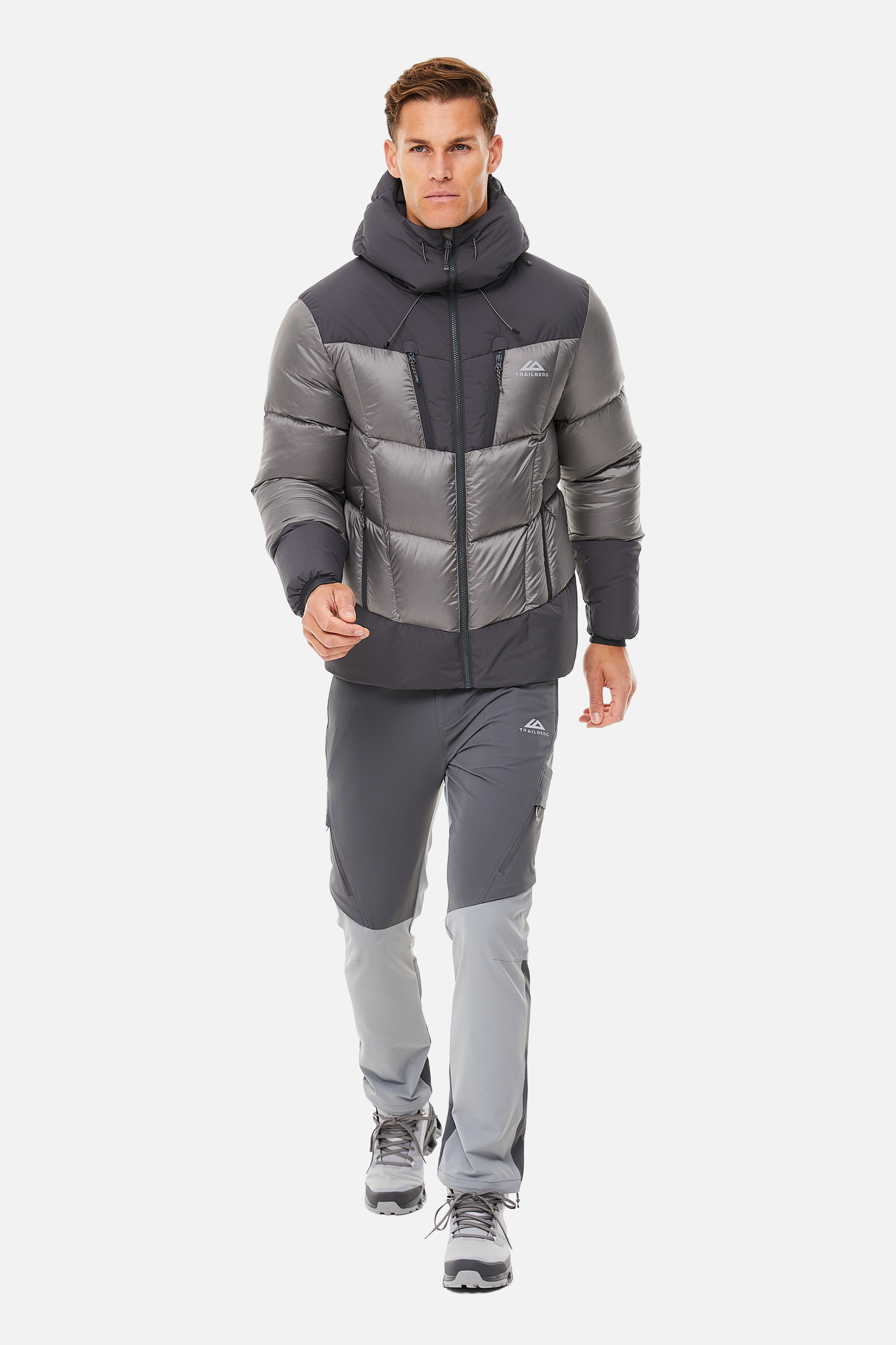 EIGER PUFFER - GREY/LIGHT GREY