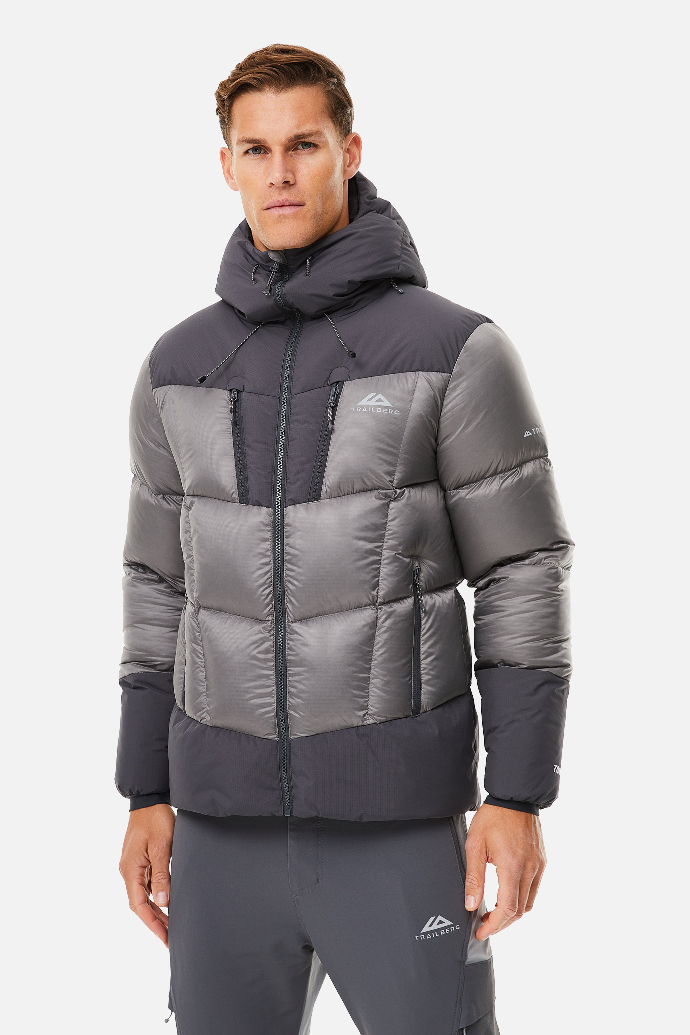 EIGER PUFFER GREY LIGHT GREY XS