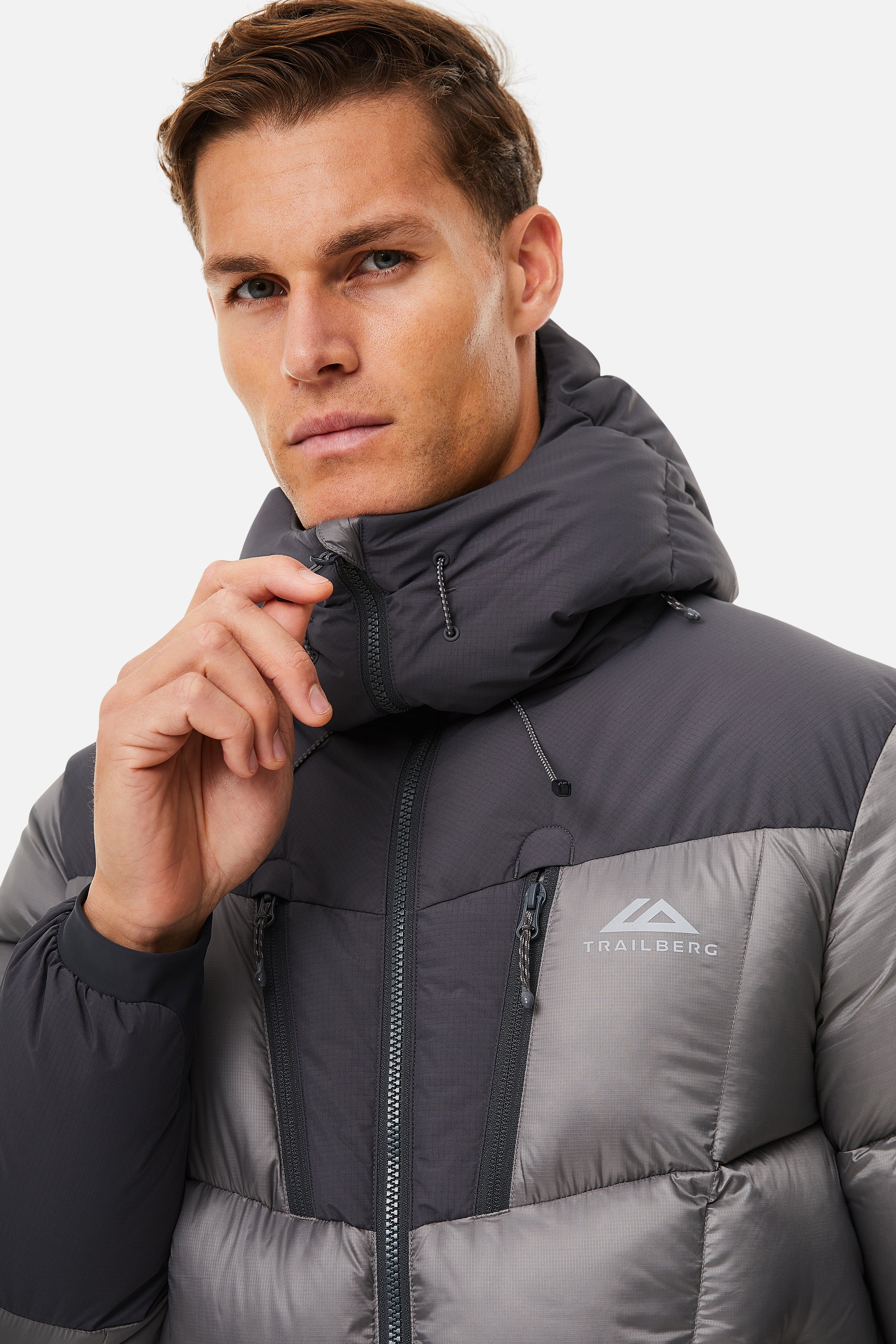 EIGER PUFFER - GREY/LIGHT GREY