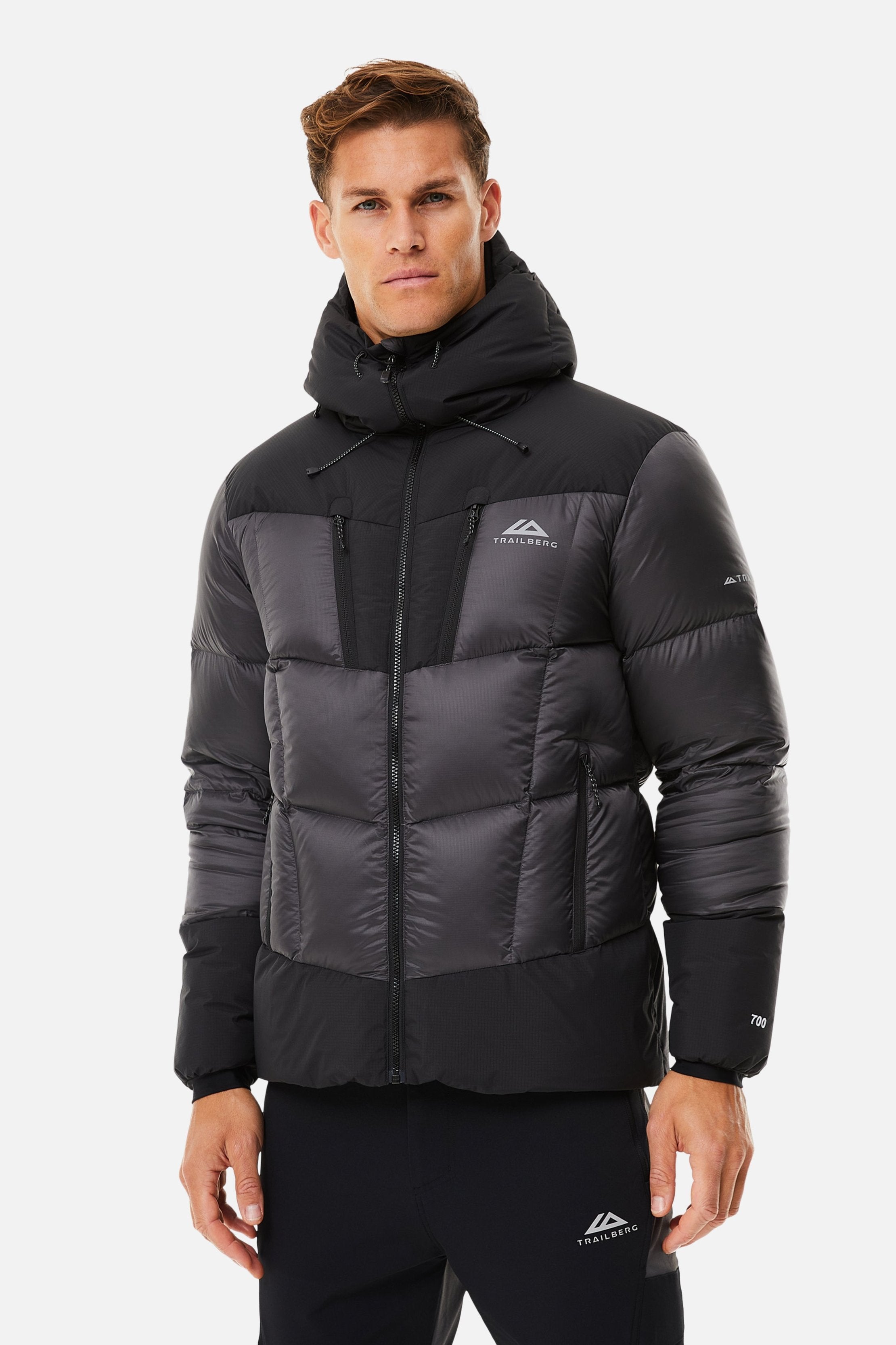 EIGER PUFFER - BLACK/GREY