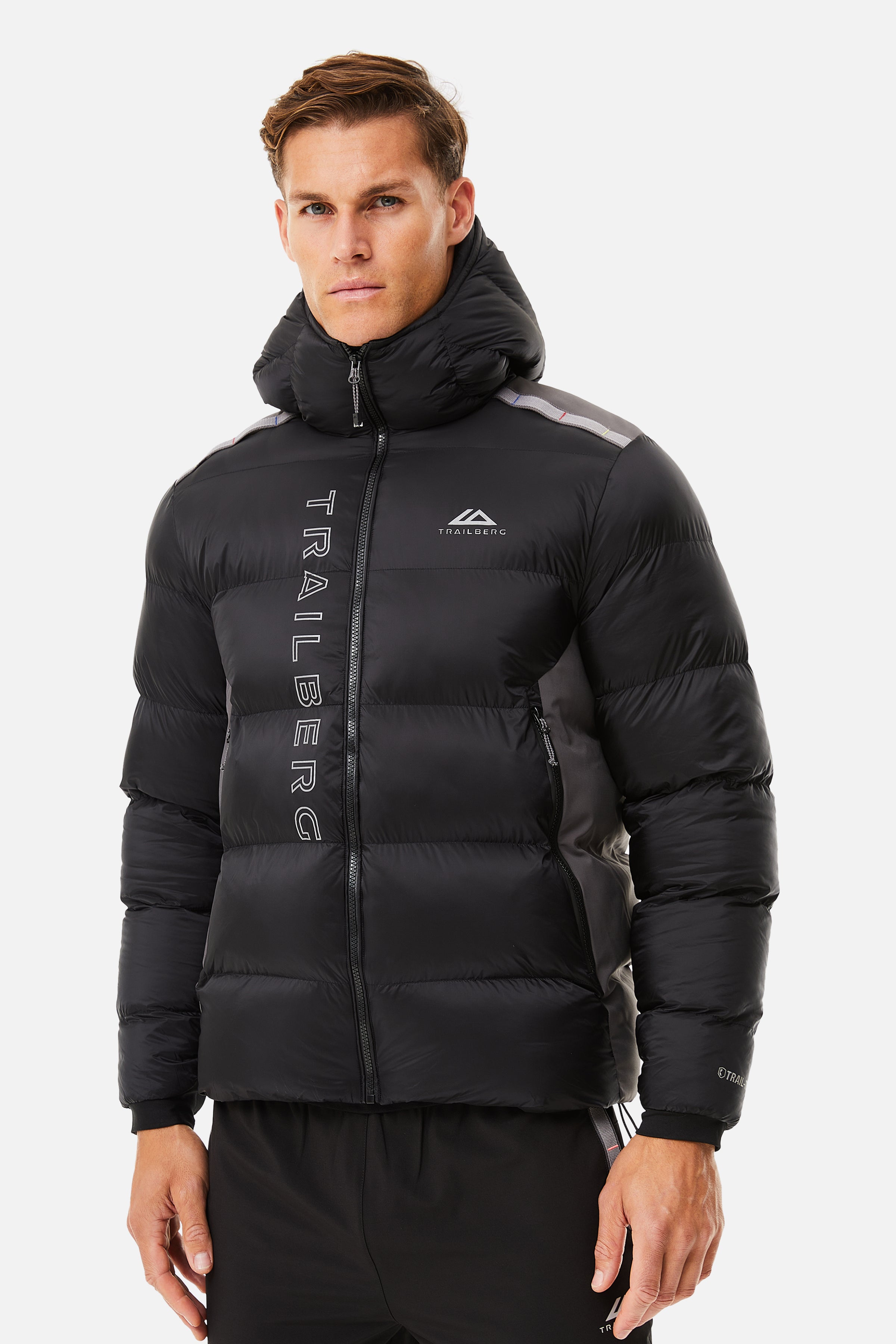 TRIATHLON PUFFER - BLACK/GREY