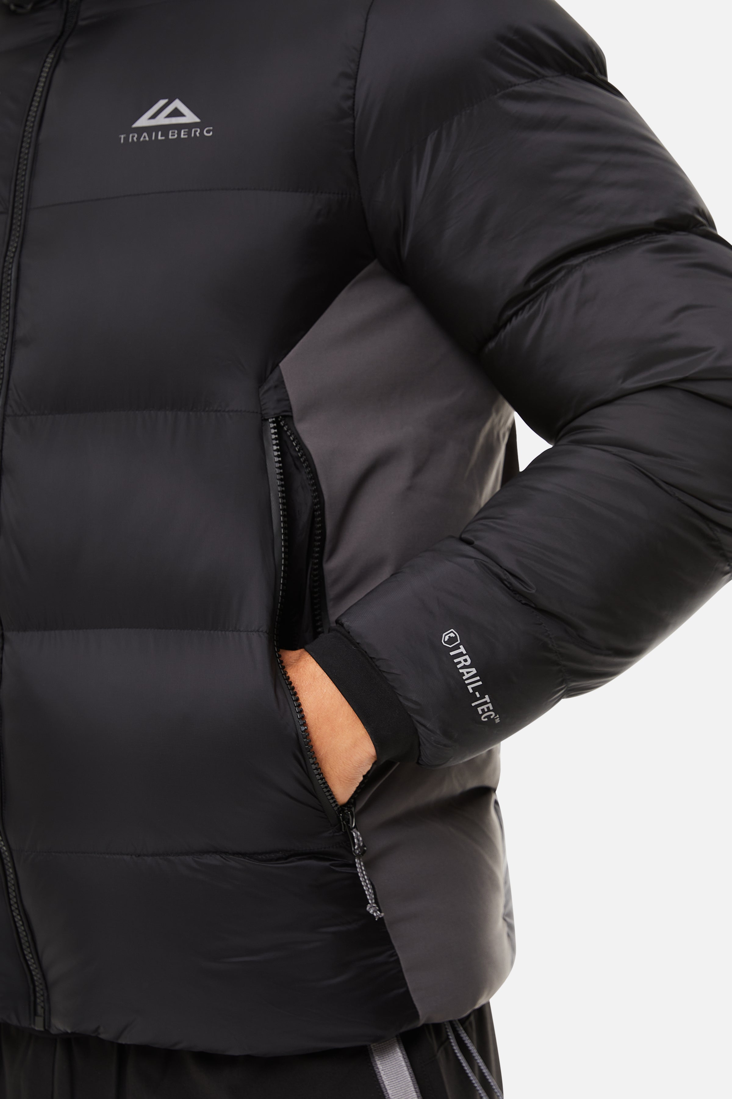 TRIATHLON PUFFER - BLACK/GREY