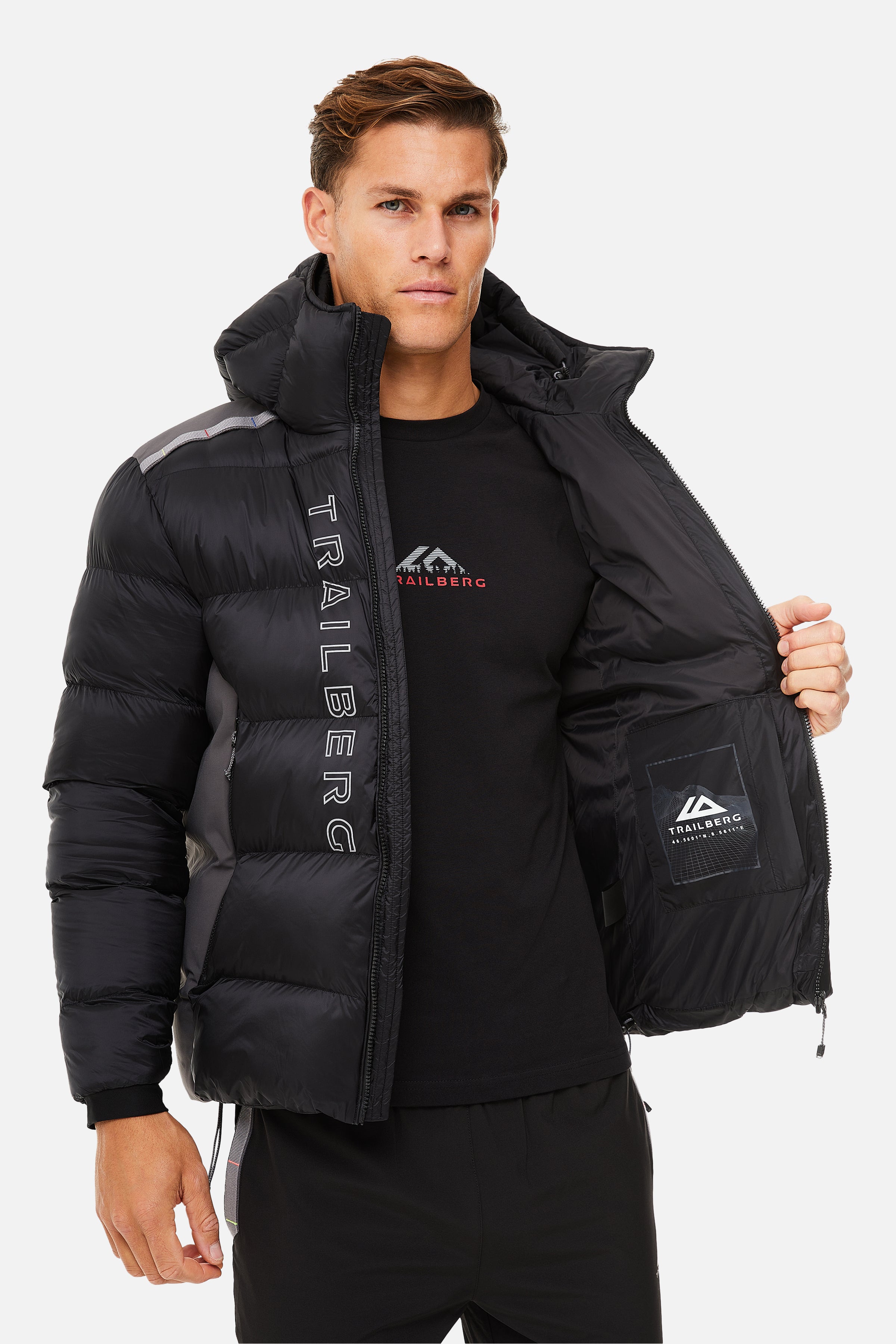 TRIATHLON PUFFER - BLACK/GREY