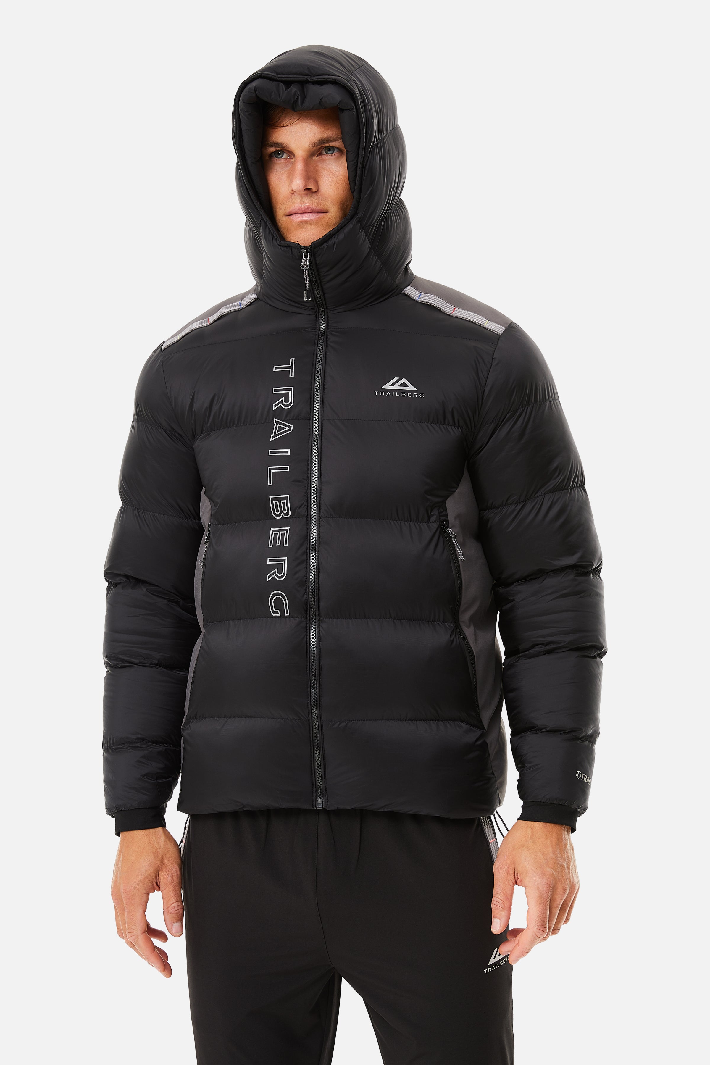 TRIATHLON PUFFER - BLACK/GREY