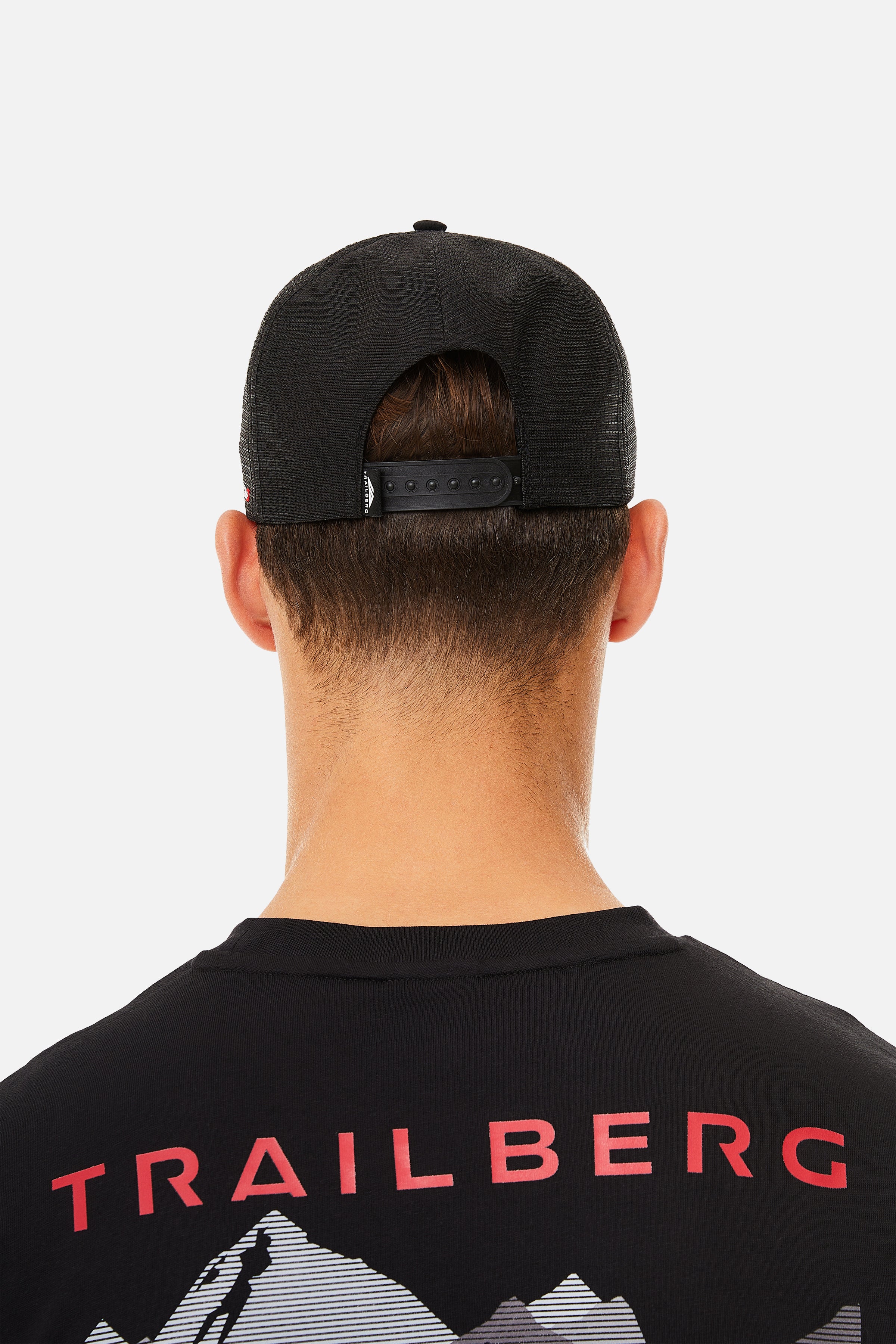 ALTA 5 PANEL TRUCKER CAP - BLACK