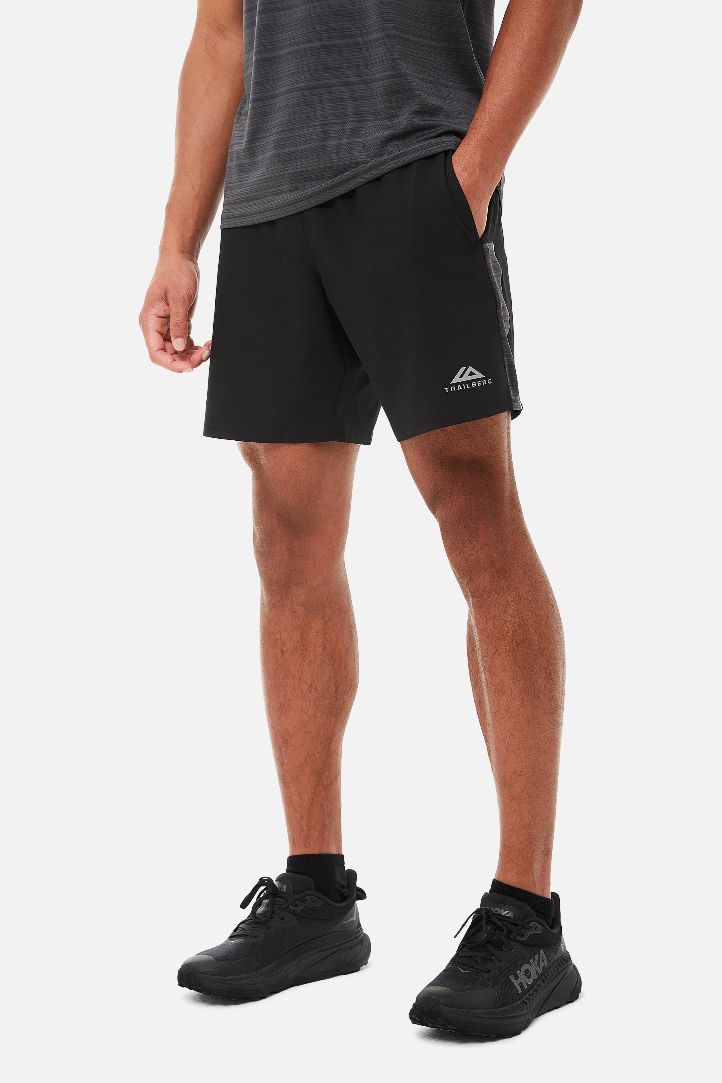 AW24 CLOUD SHORT - BLACK/GREY