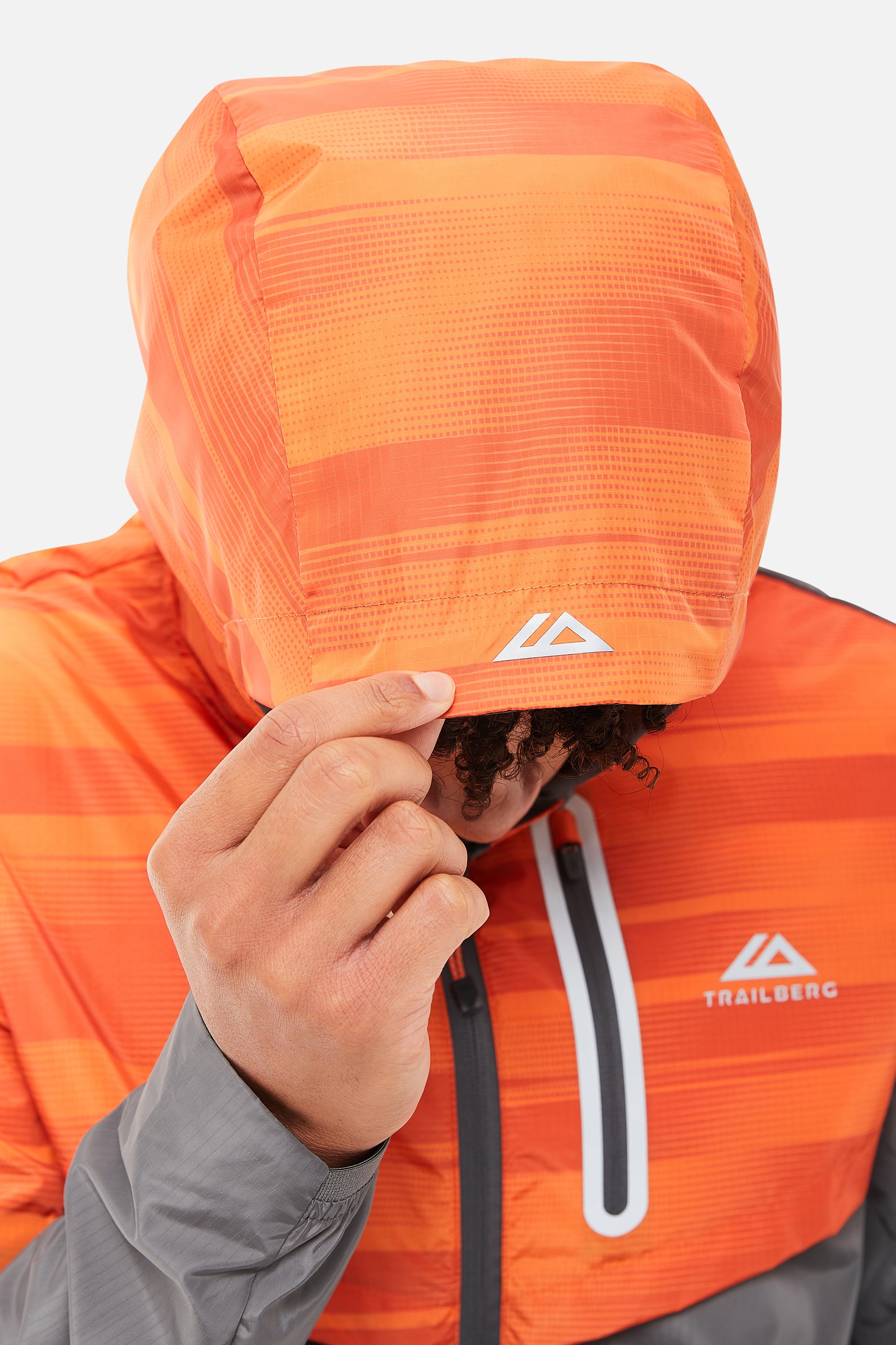 DIMENSION WINDBREAKER - ORANGE/GREY