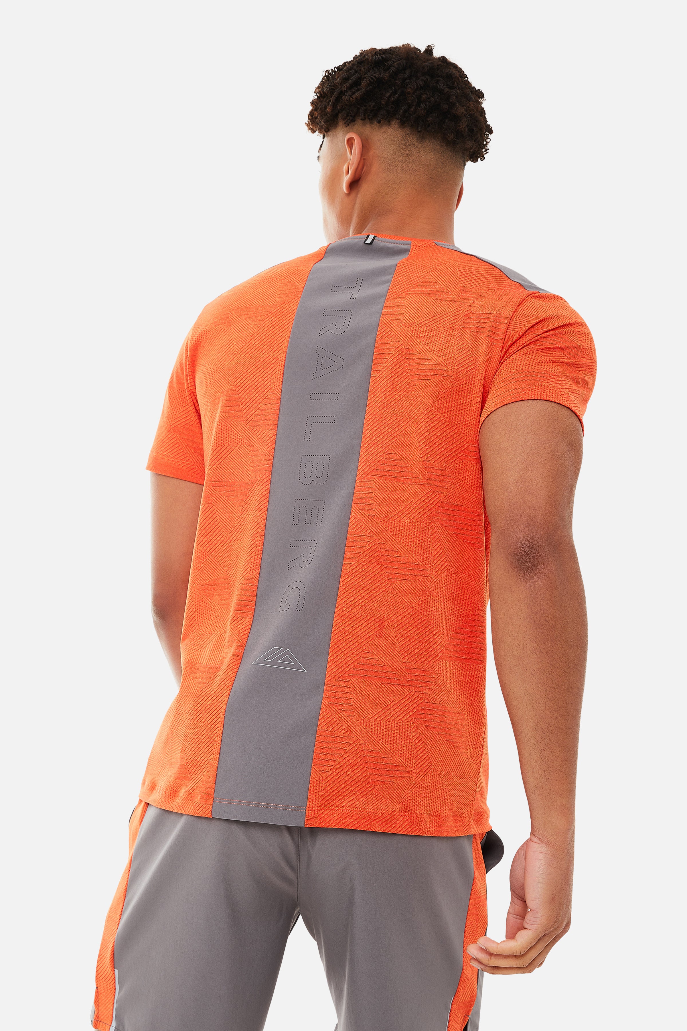 Dimension Tee - Orange/Grey