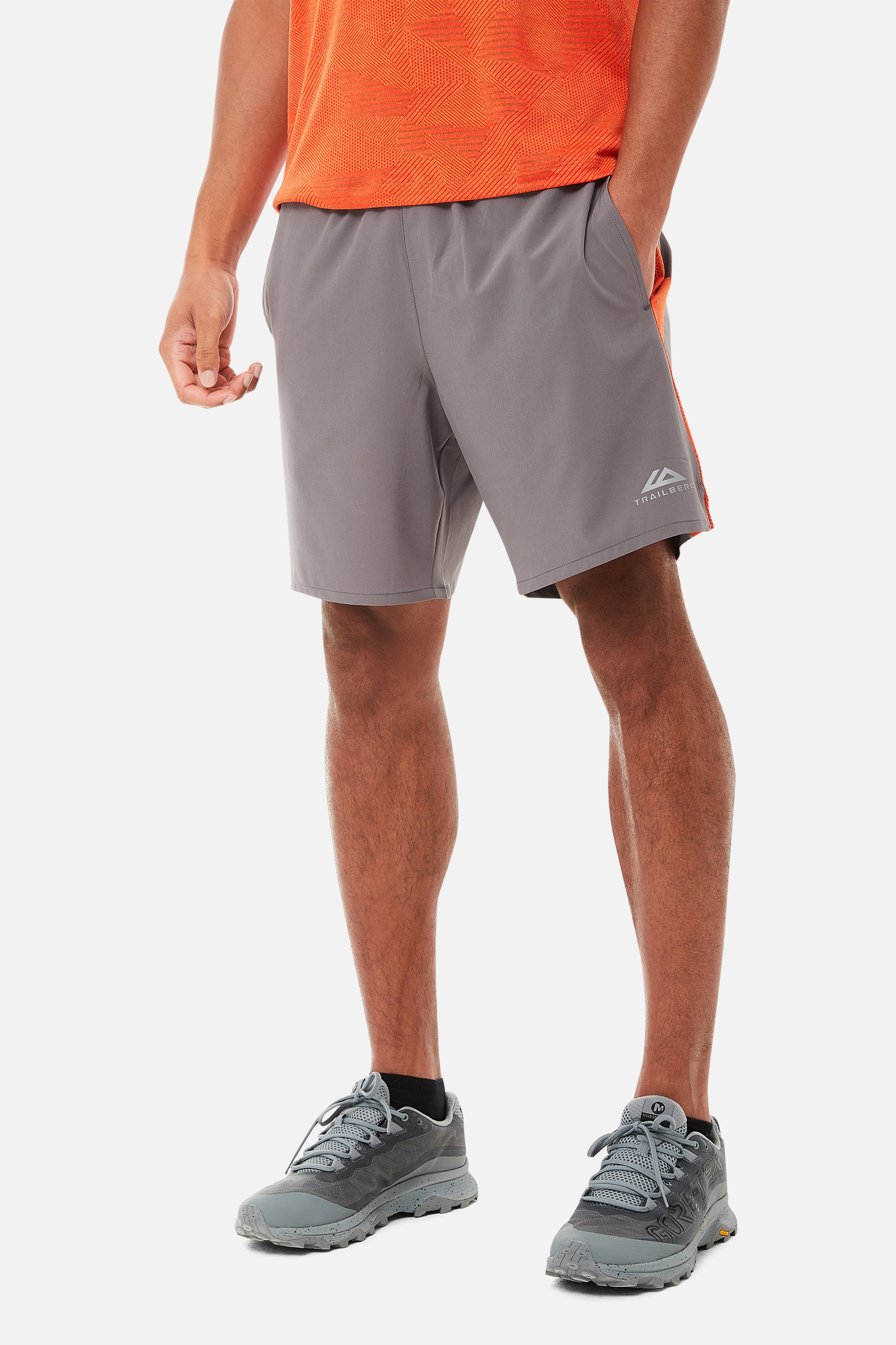 DIMENSION SHORT - ORANGE/GREY