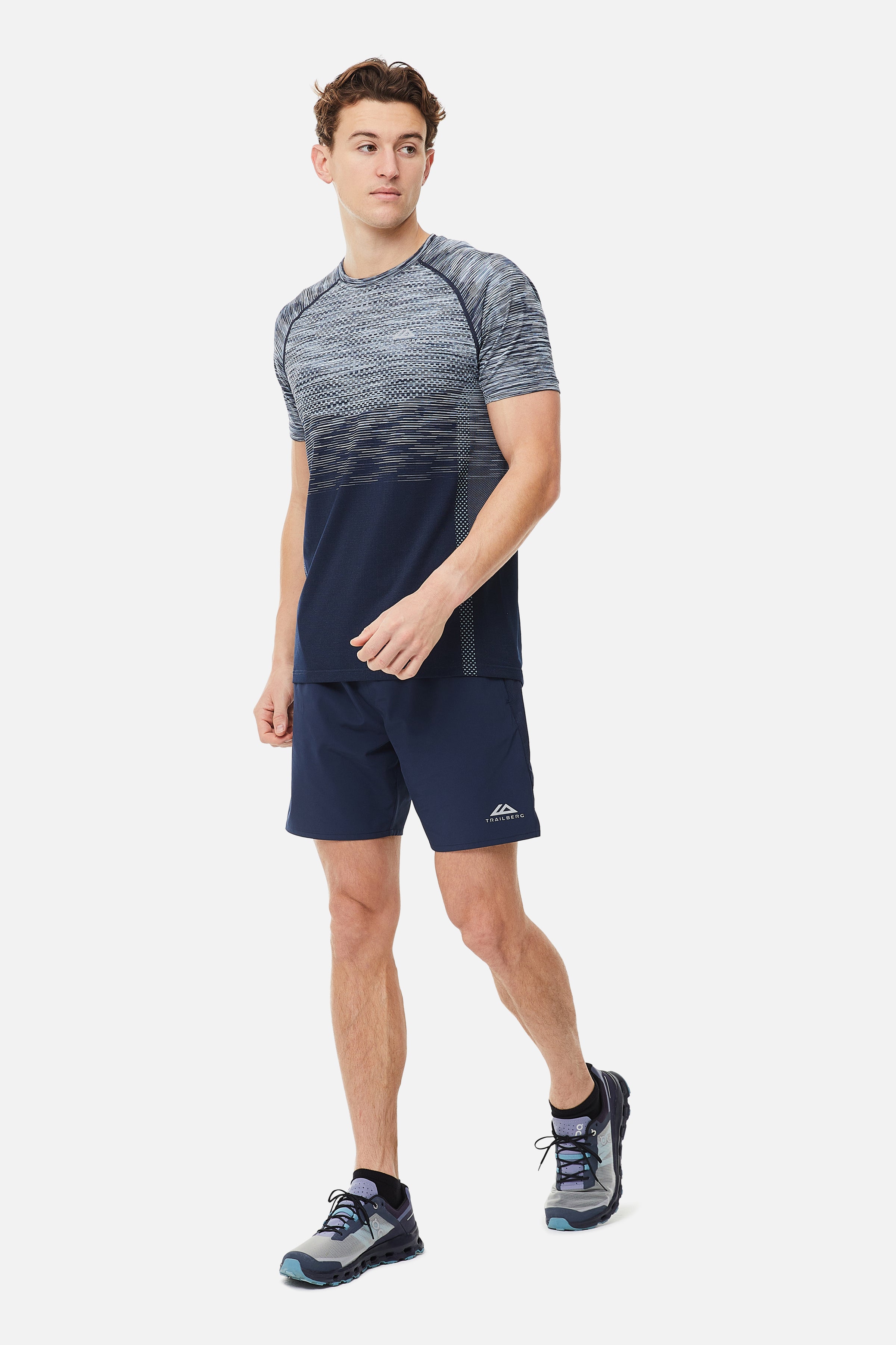 Apex Seamless Tee - Navy/Eclipse/Blue Frost