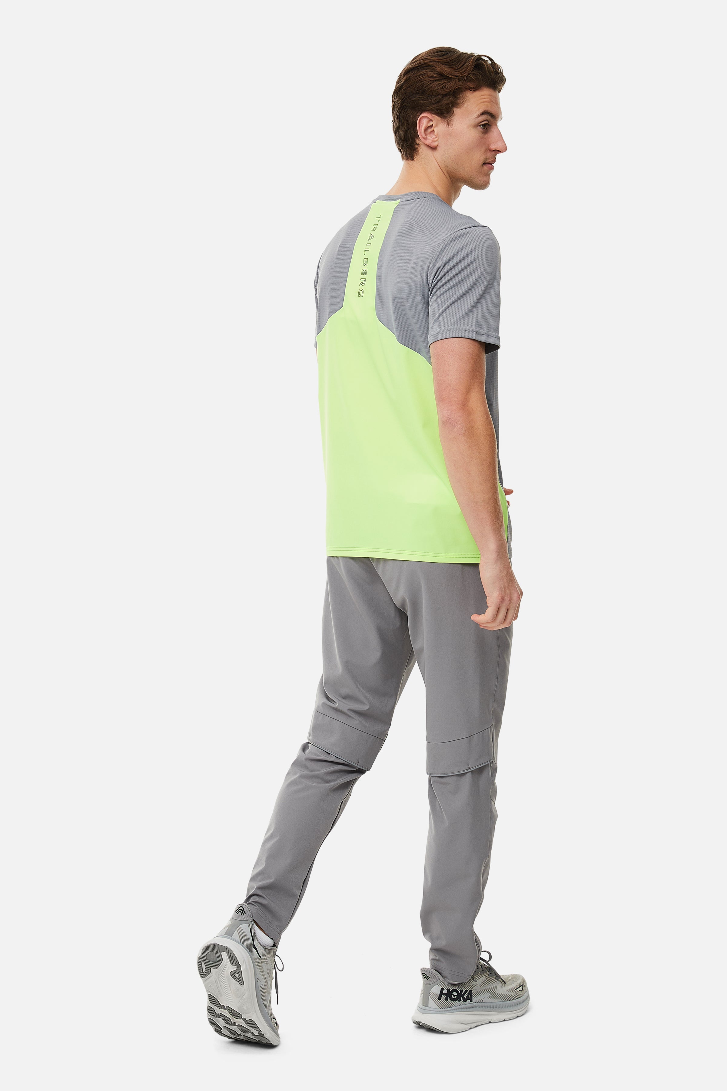 Vertigo 3.0 Tape Tee - Grey/Neon Lime