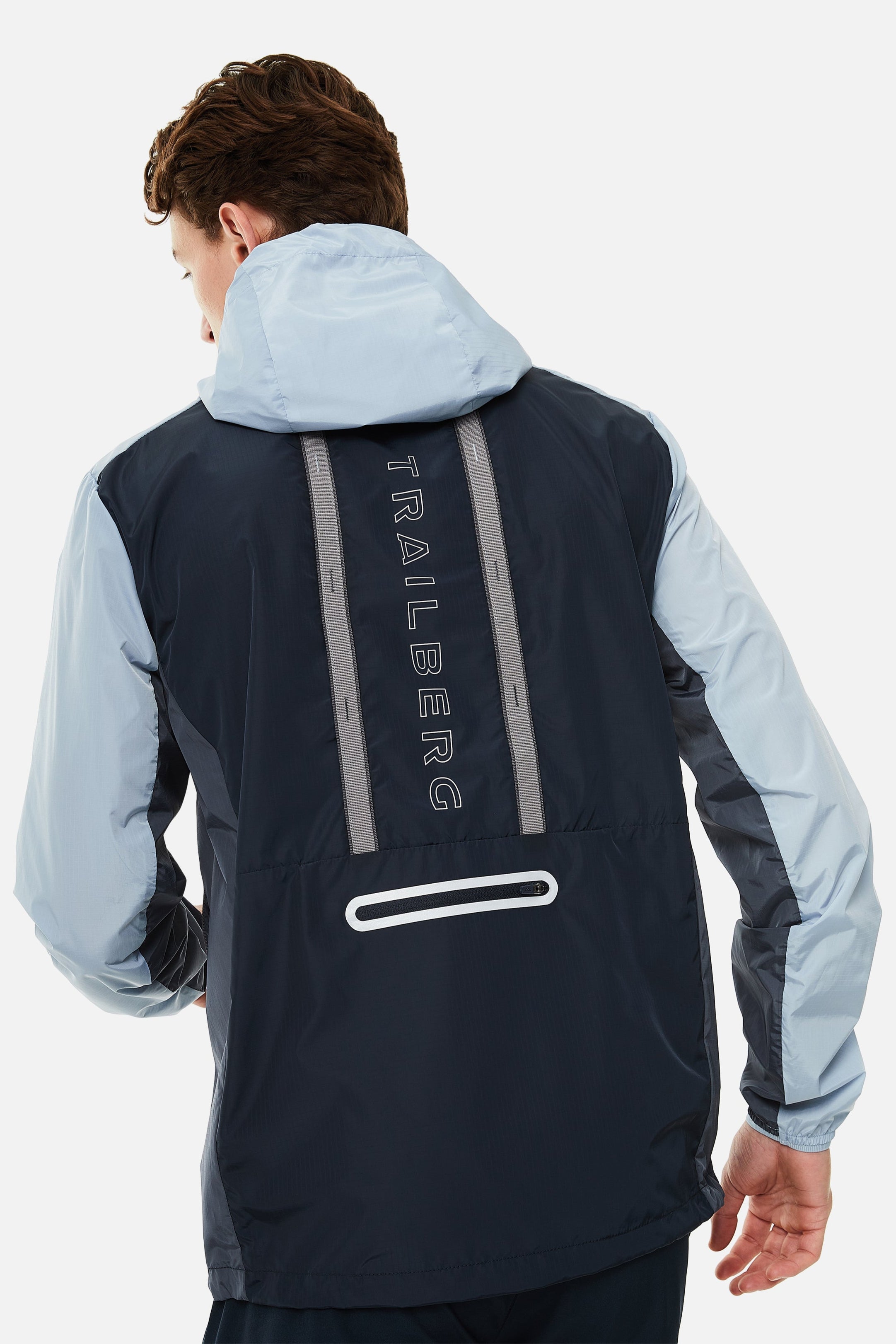 SS25 Triathlon Windbreaker - Navy/Grey/Blue