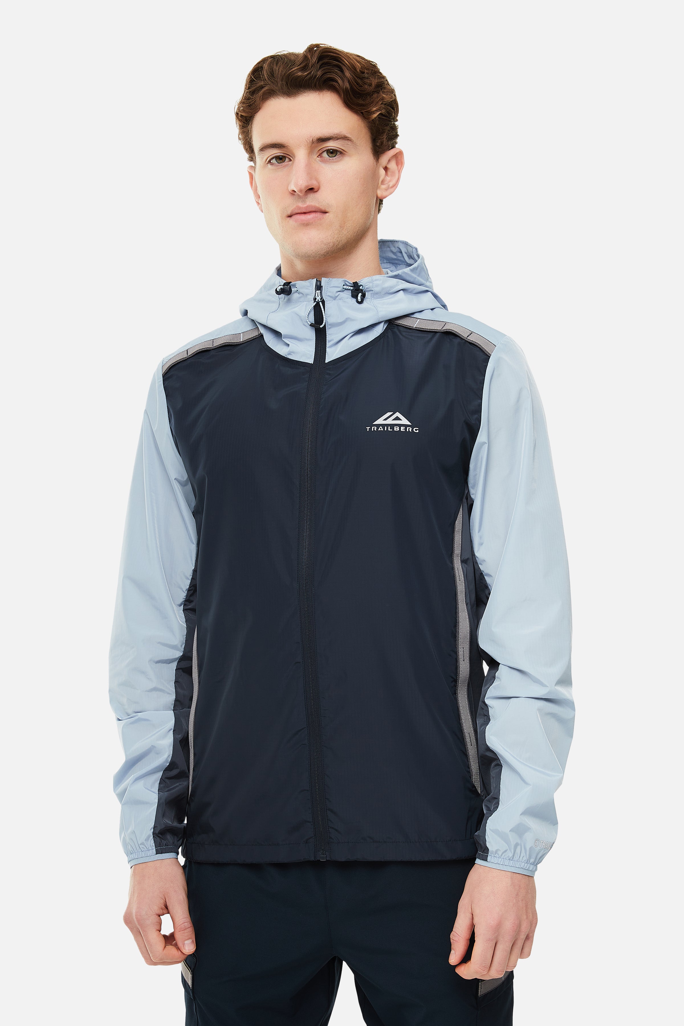 SS25 Triathlon Windbreaker - Navy/Grey/Blue