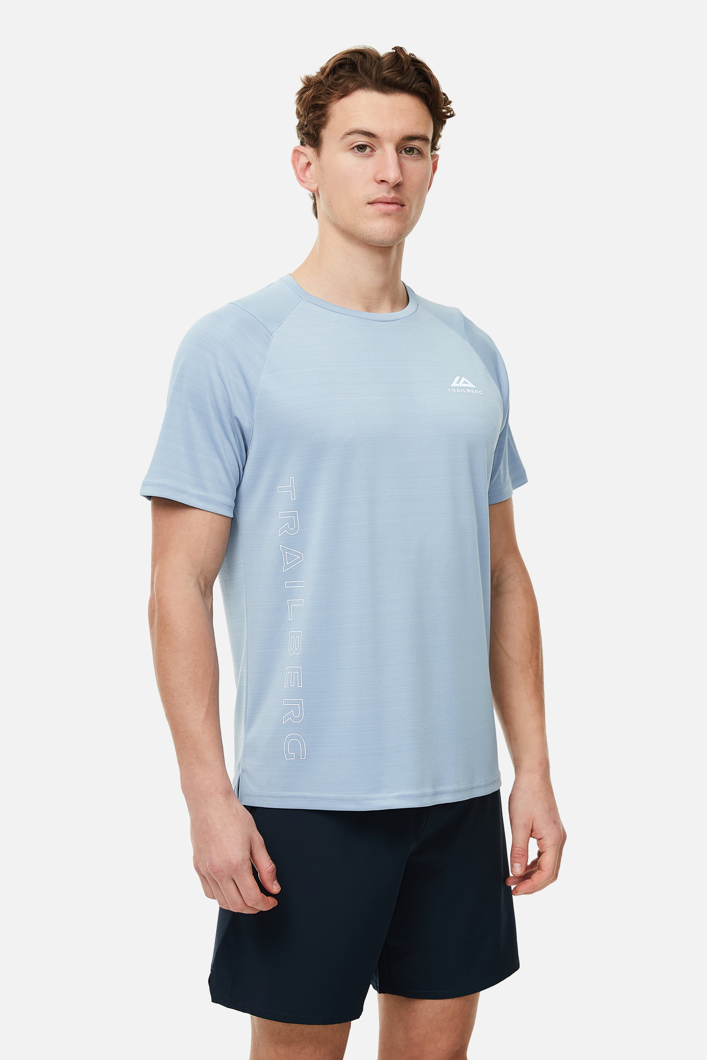 SS25 Triathlon Tee - Blue Frost