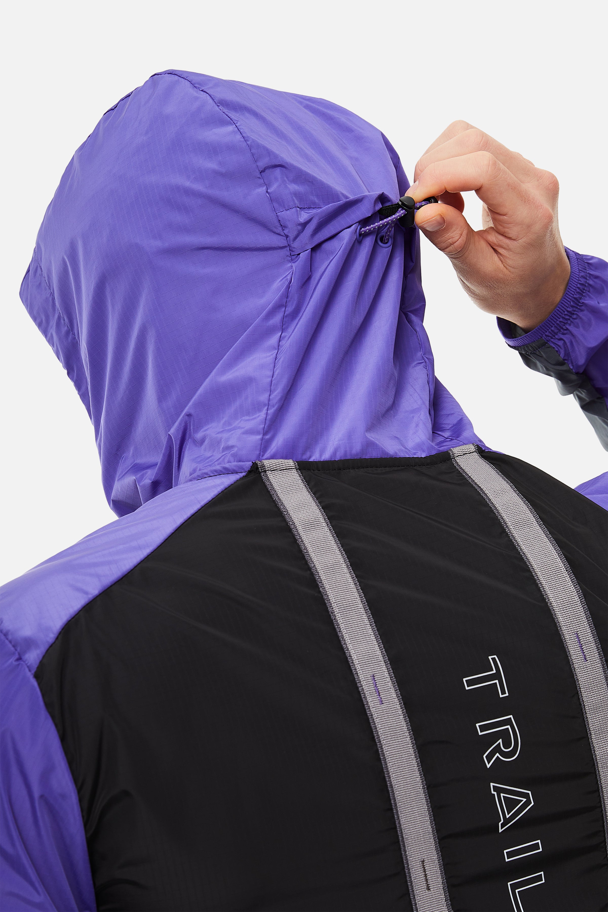 TRIATHLON WINDBREAKER -BLACK/PURPLE