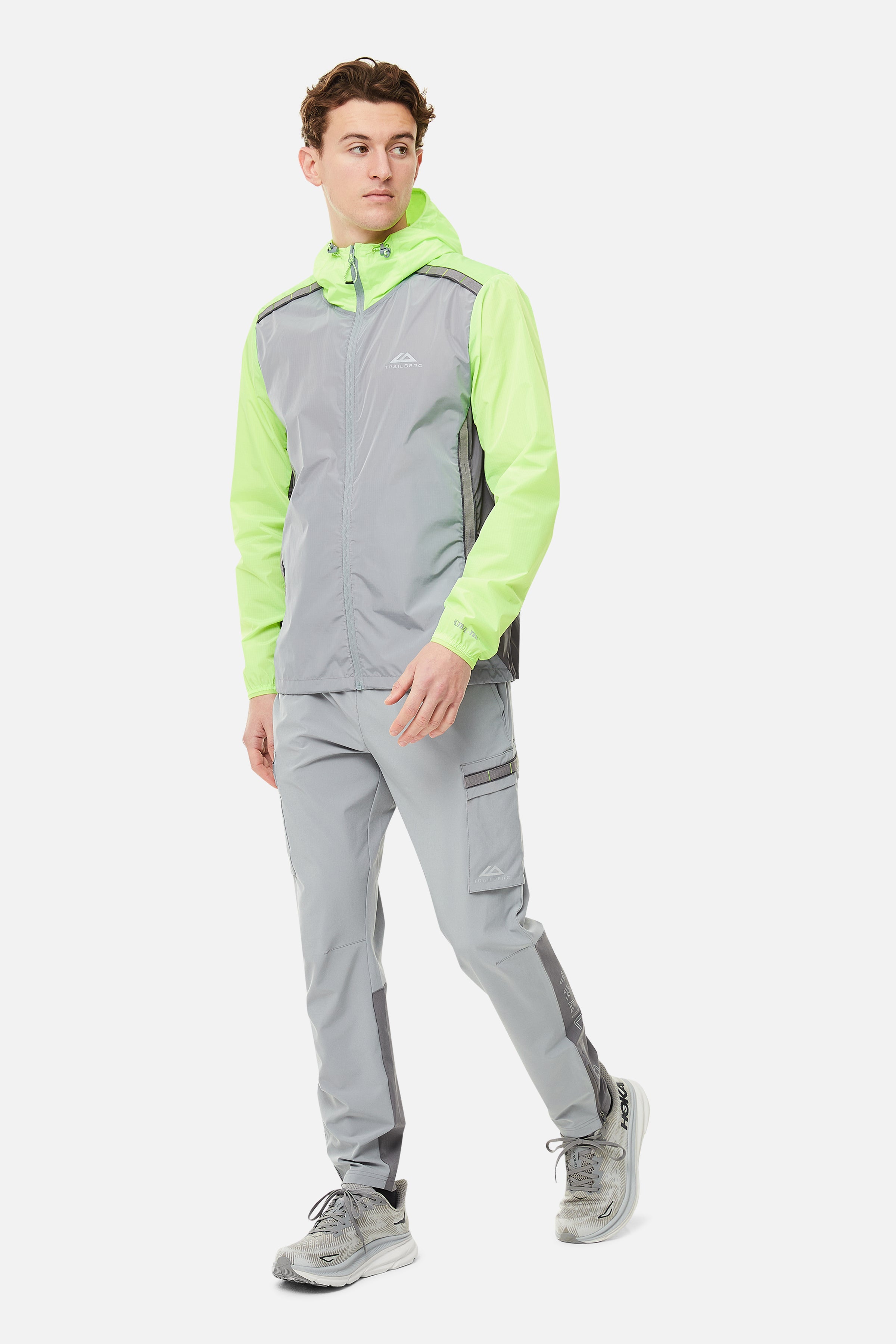 SS25 Triathlon Tracksuit - Smoke Grey/Moon Grey/Neon Lime