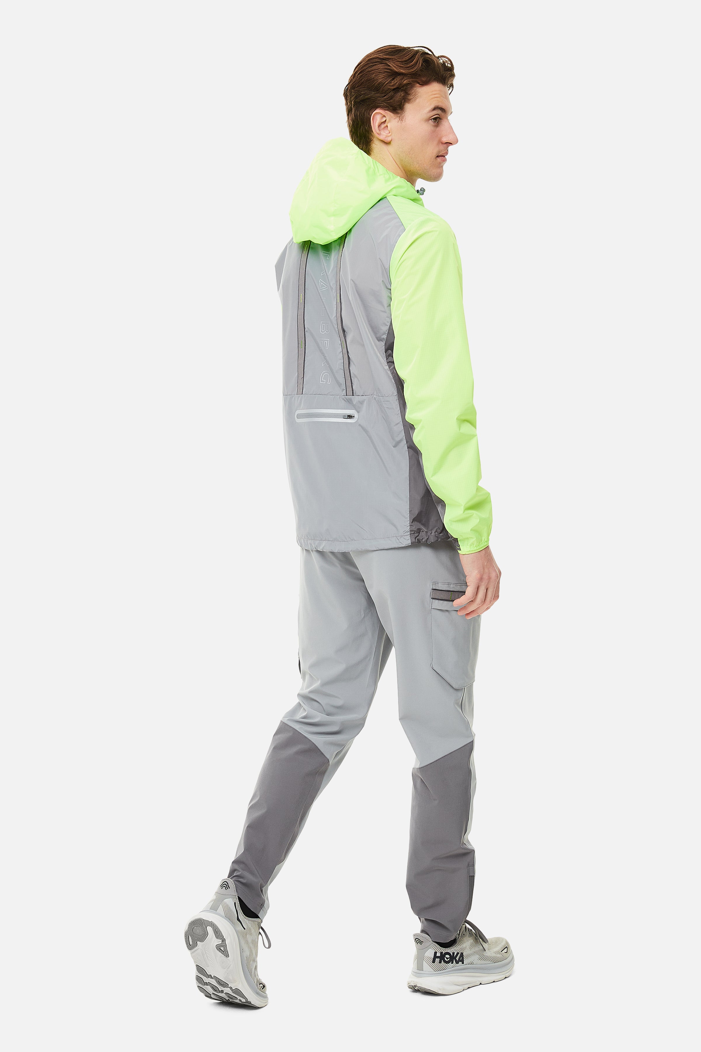 SS25 Triathlon Pant - Smoke Grey/Moon Grey/Neon Lime