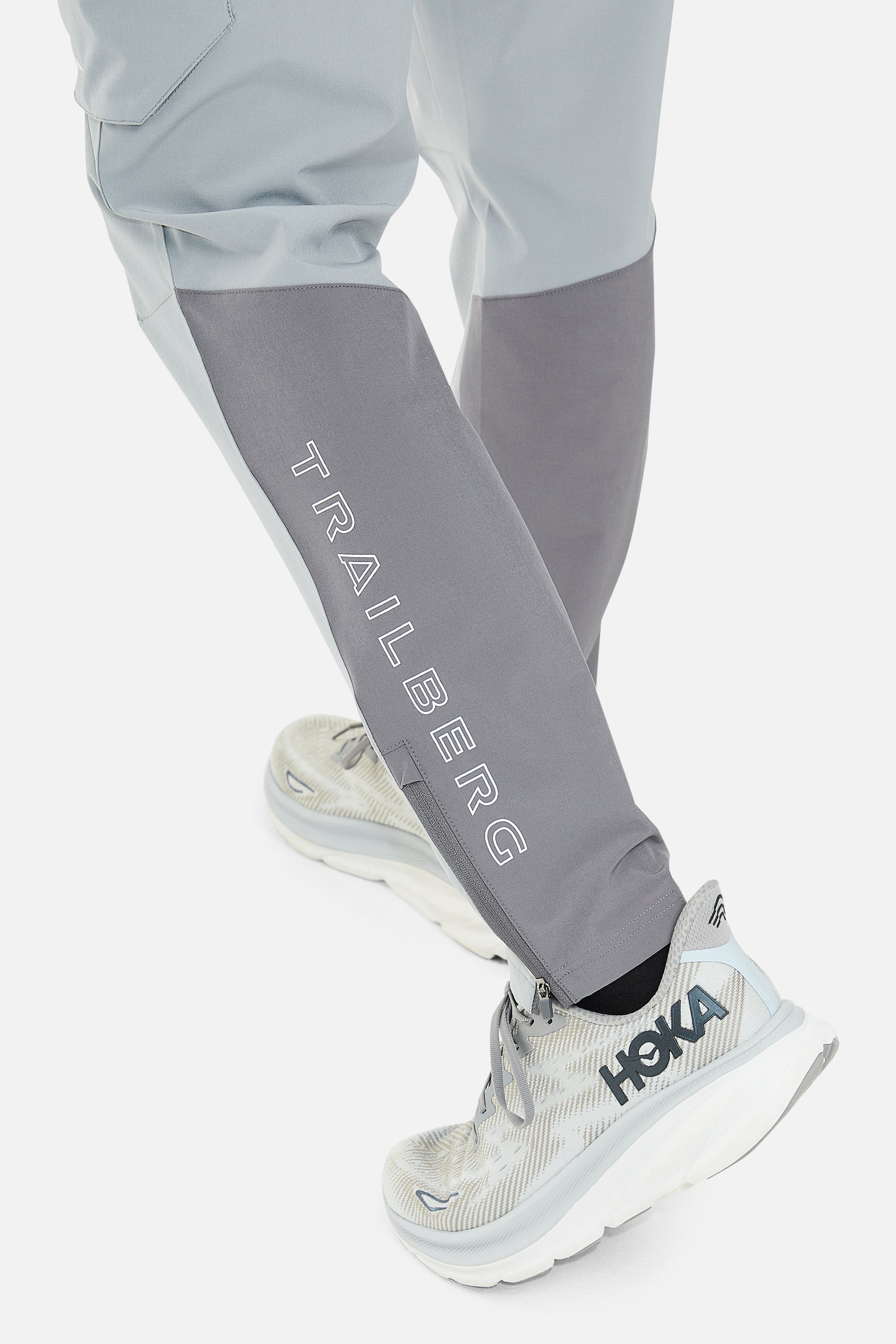 SS25 Triathlon Pant - Smoke Grey/Moon Grey/Neon Lime