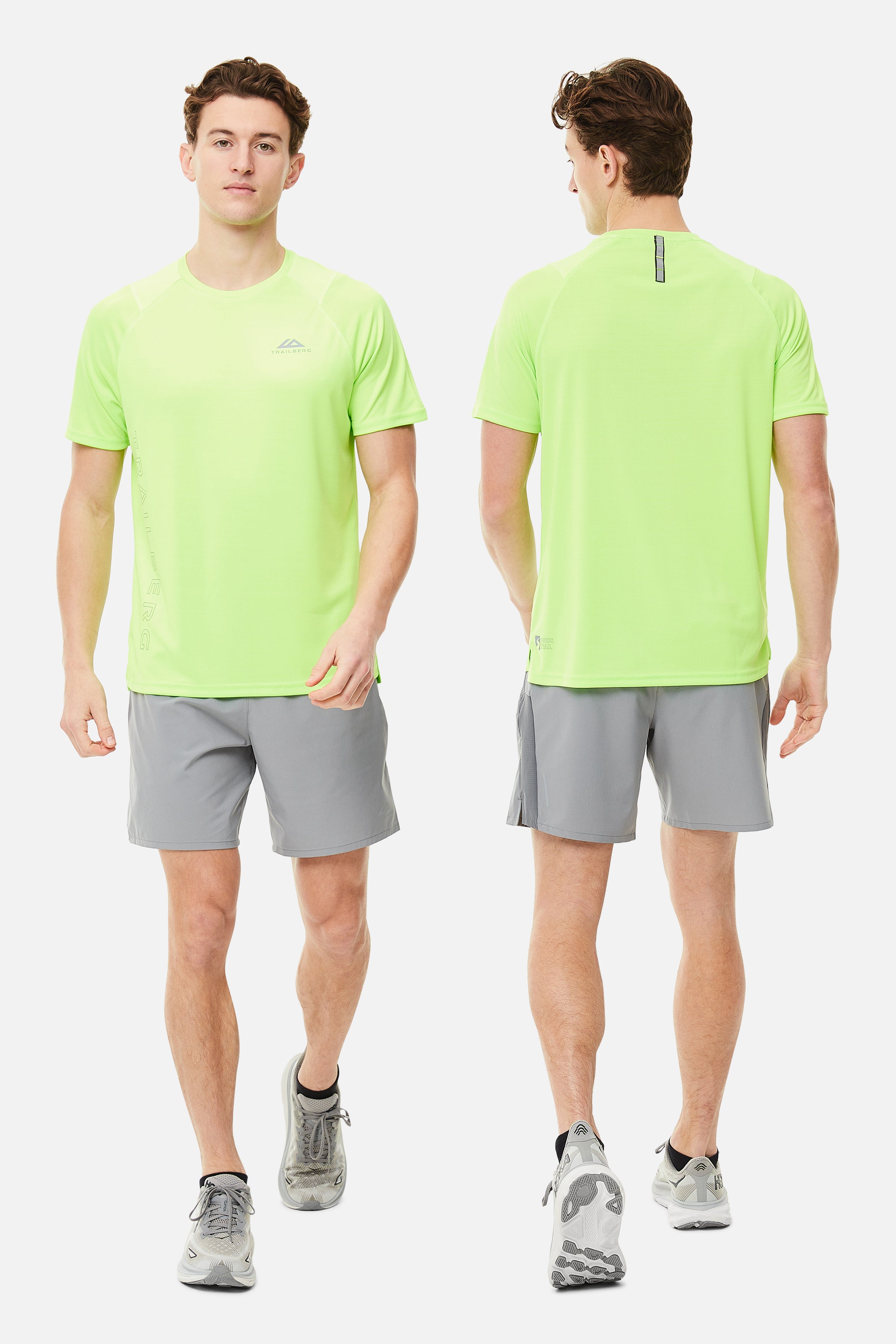 SS25 Triathlon Twinset - Moon Grey/Neon Lime