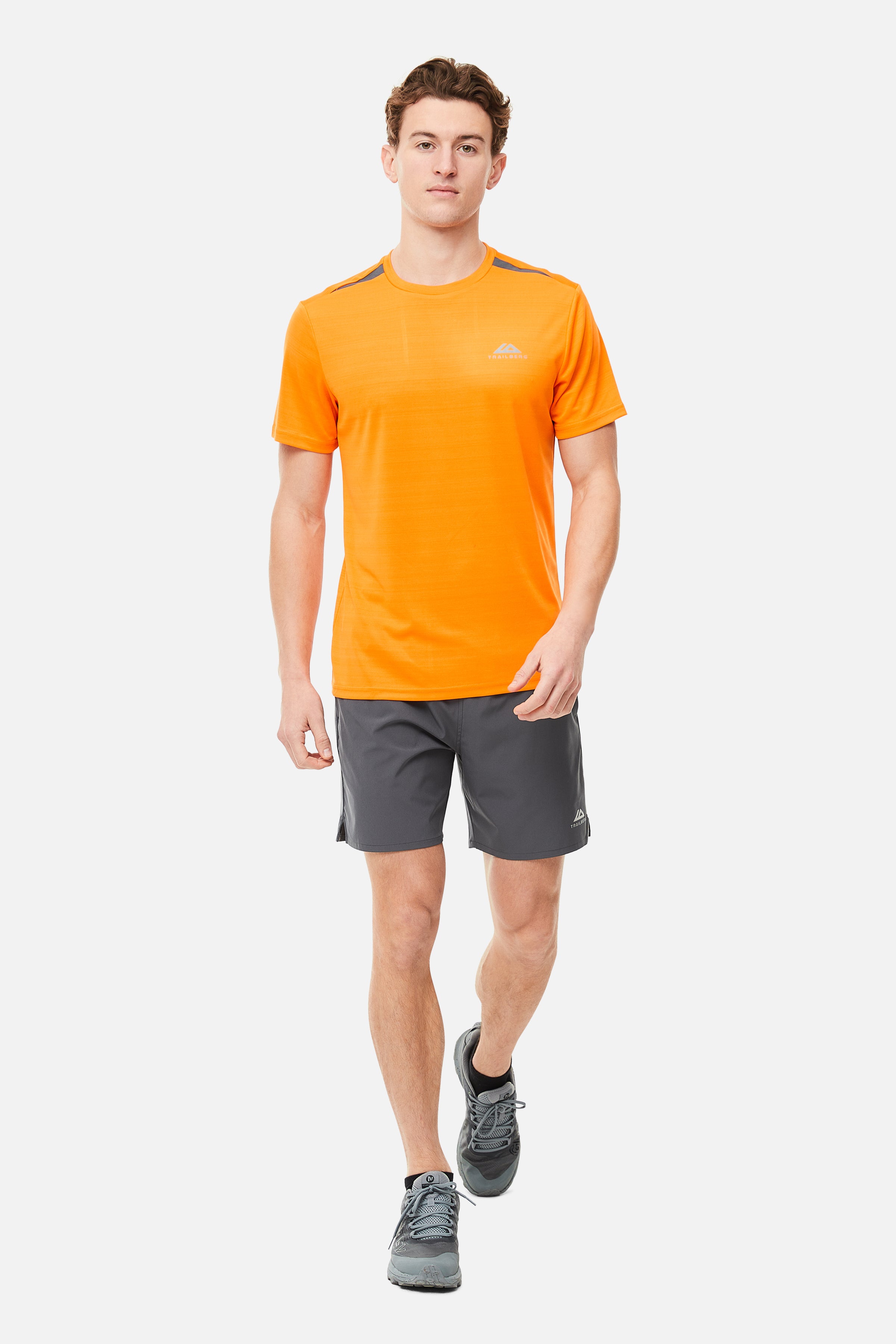 SS25 Cloud Tee - Orange Burst/Iron Grey