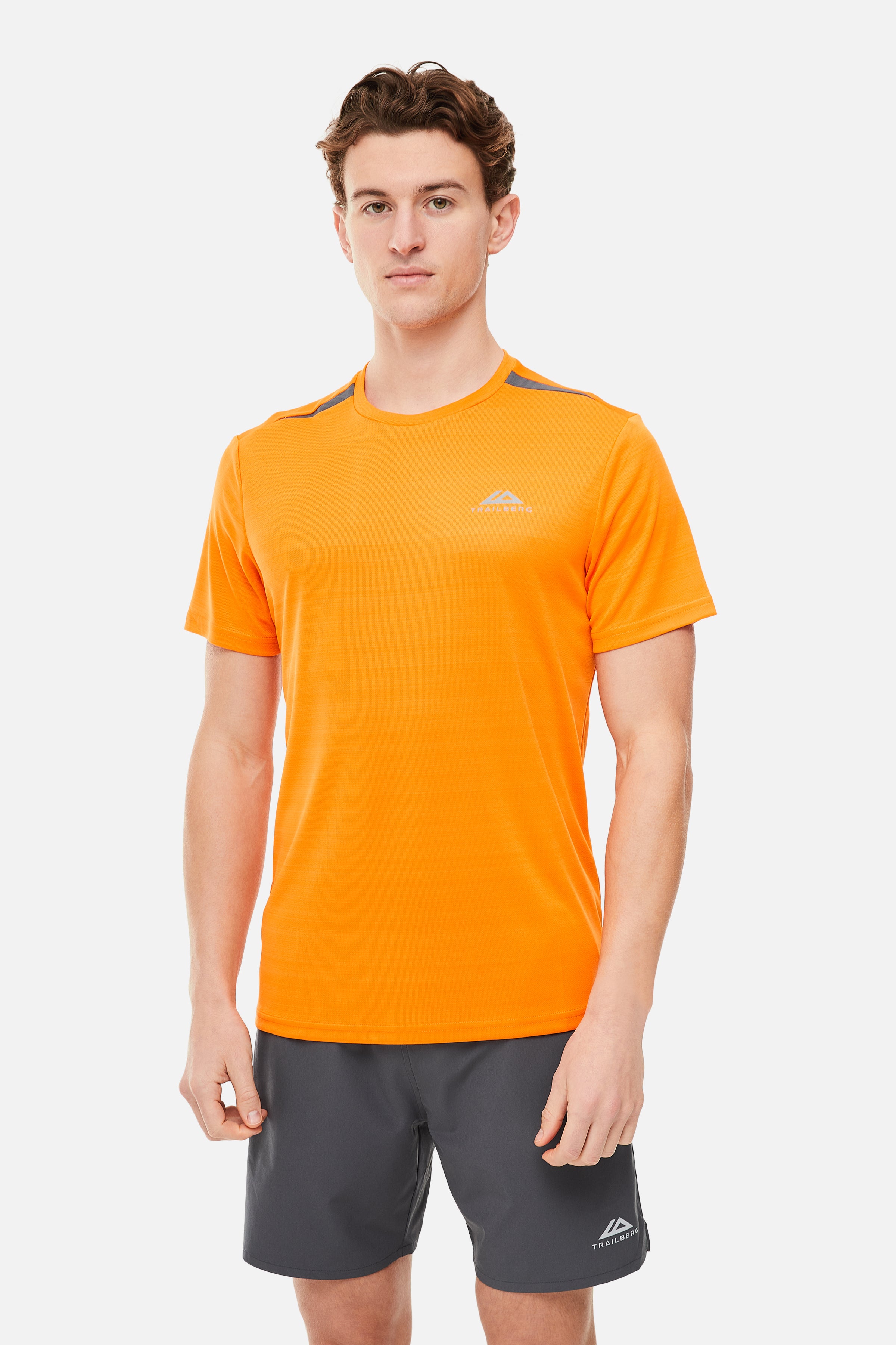 SS25 Cloud Tee - Orange Burst/Iron Grey