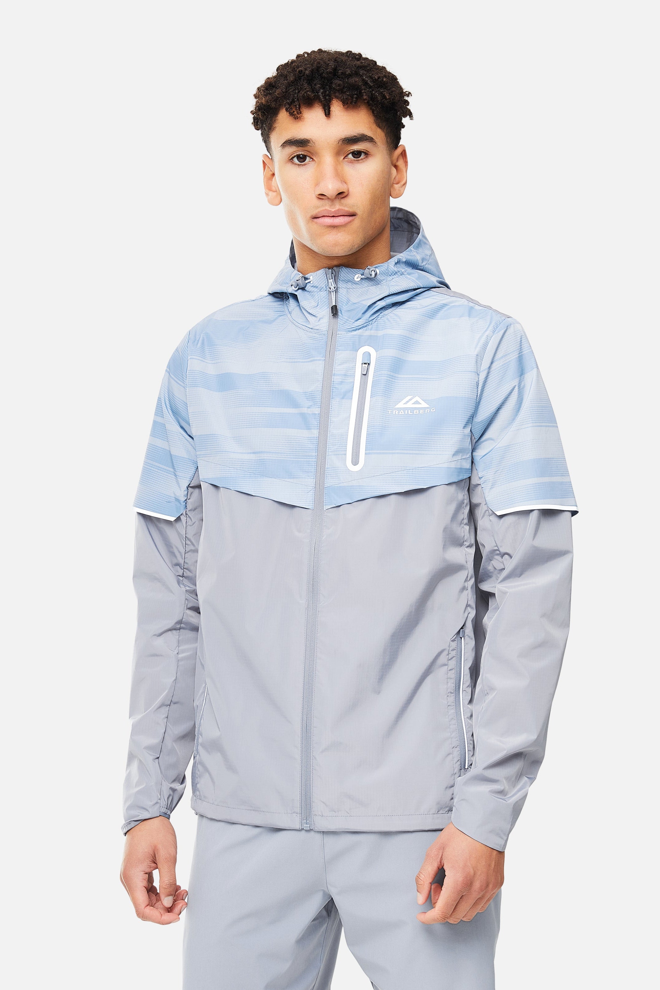 Dimension 2.0 Windbreaker - Cloud Haze/Frost Blue