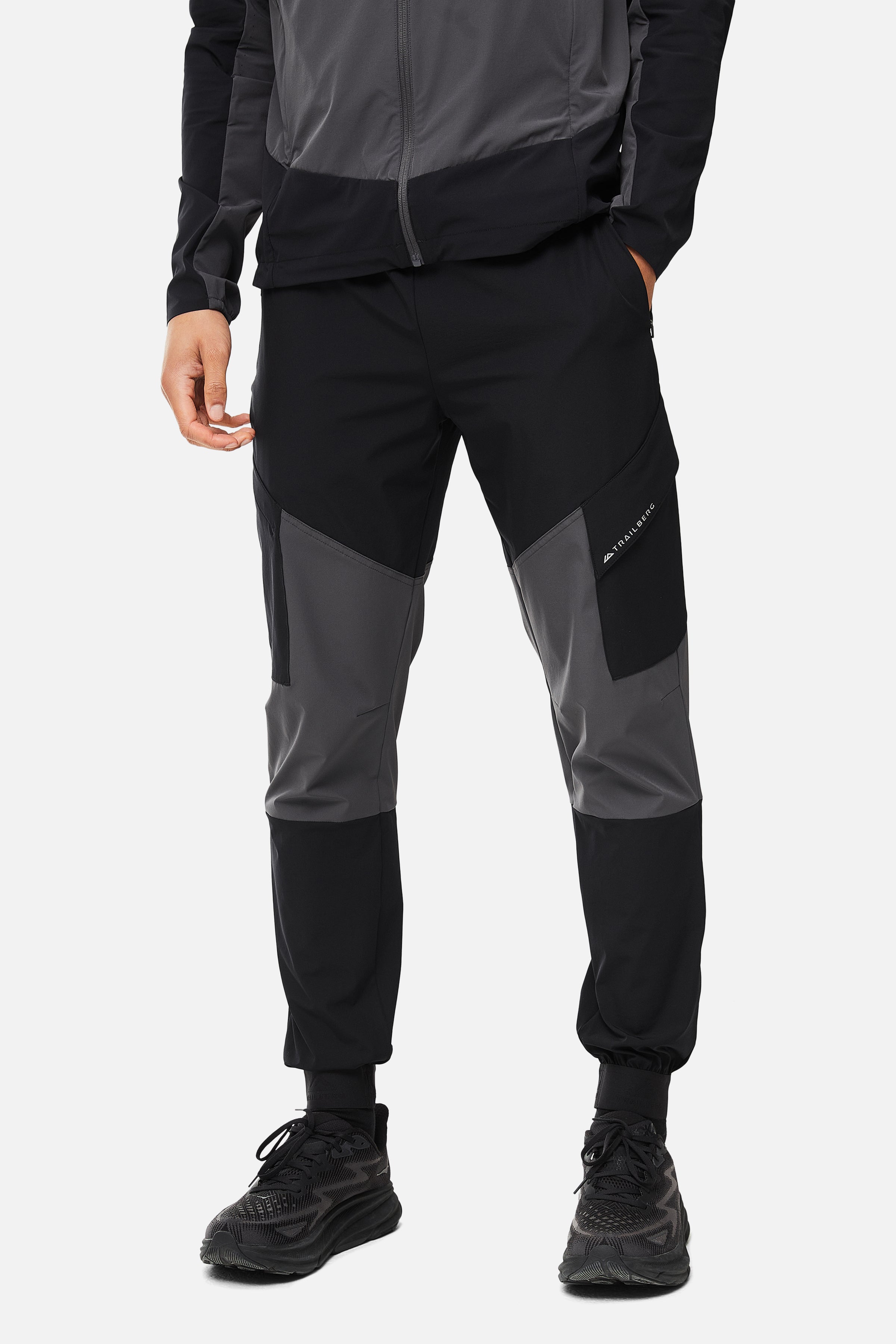 Aperture Tracksuit - Black/Volcano Grey