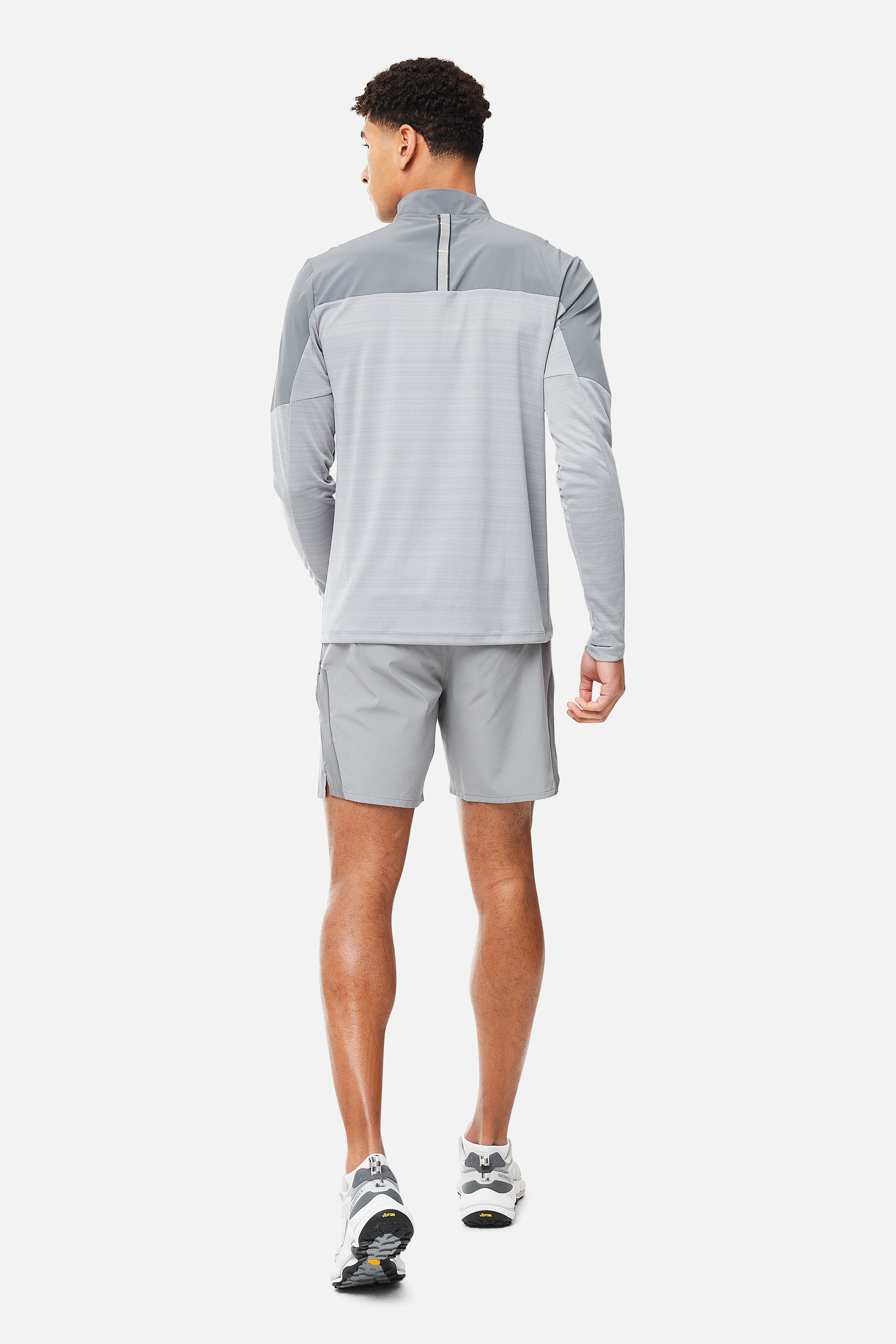 SS25 Triathlon Quarter Zip - Moon Grey/Smoke Grey