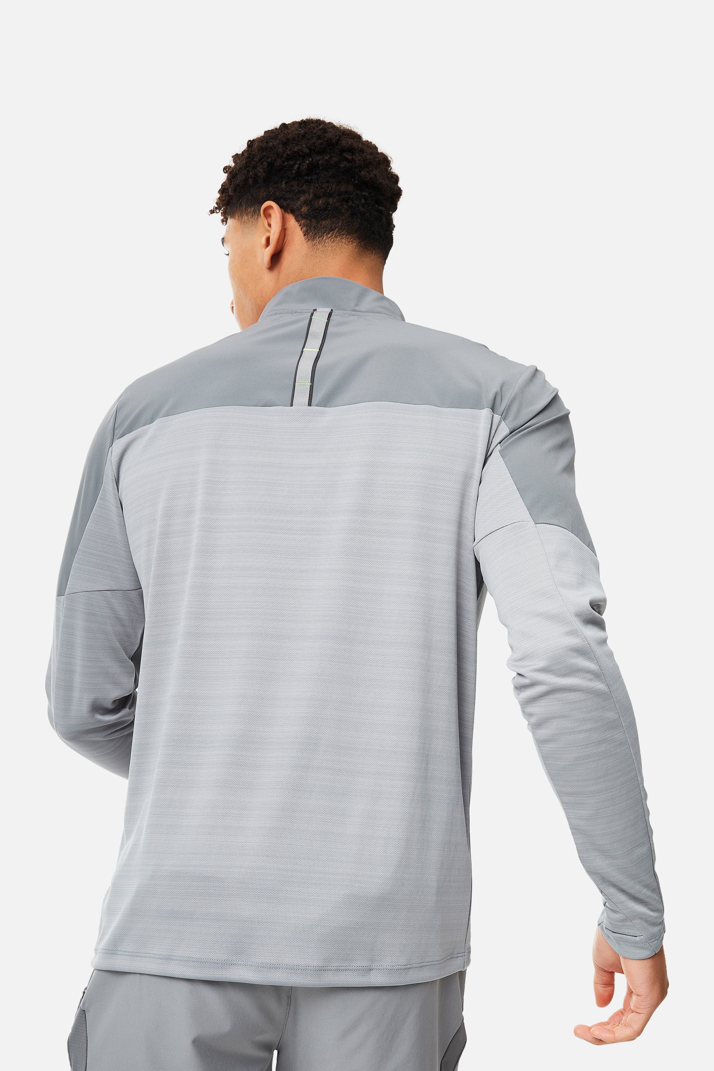 SS25 Triathlon Quarter Zip - Moon Grey/Smoke Grey