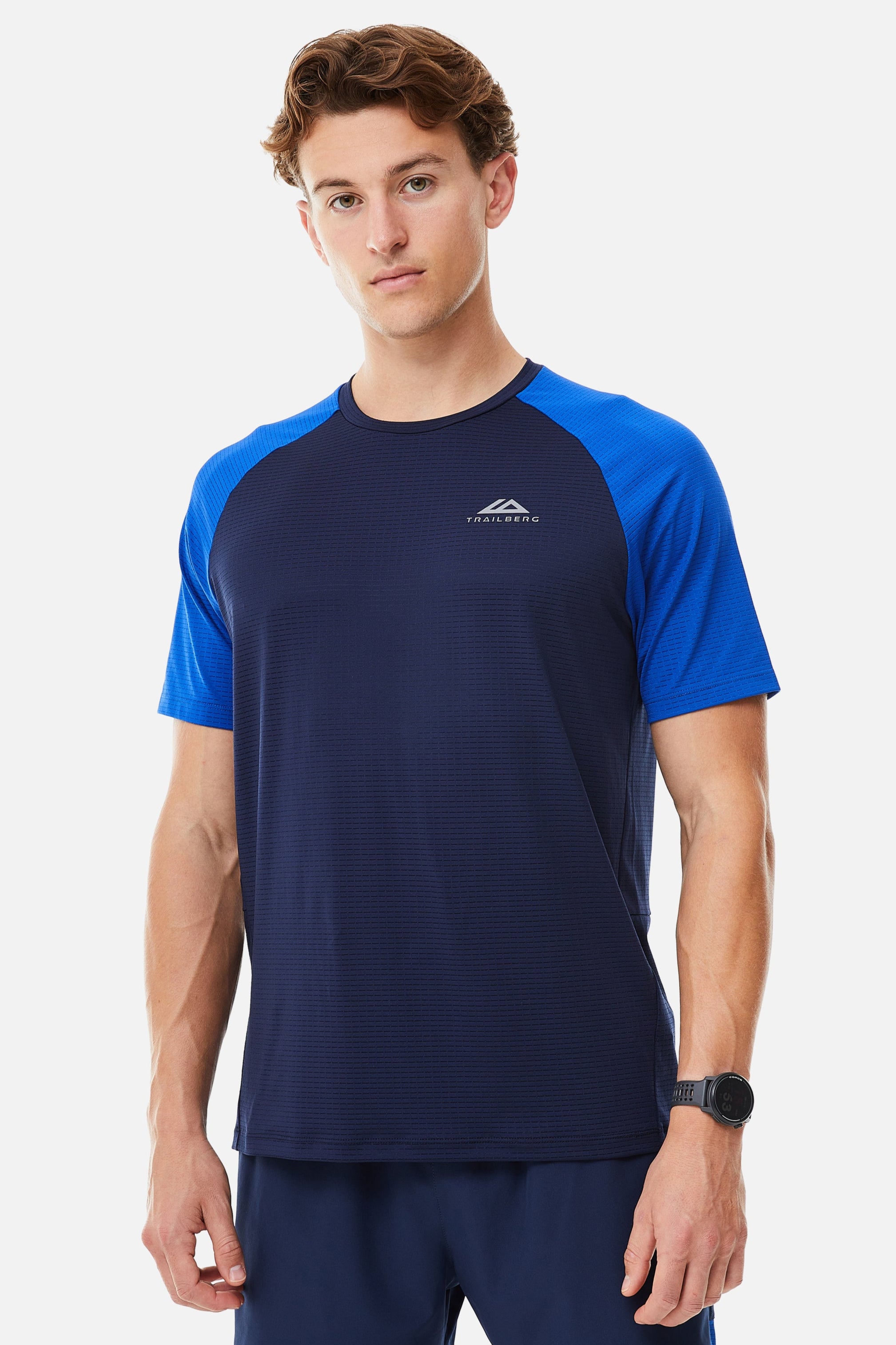 Rapid Dash Tee - Navy/Cobalt