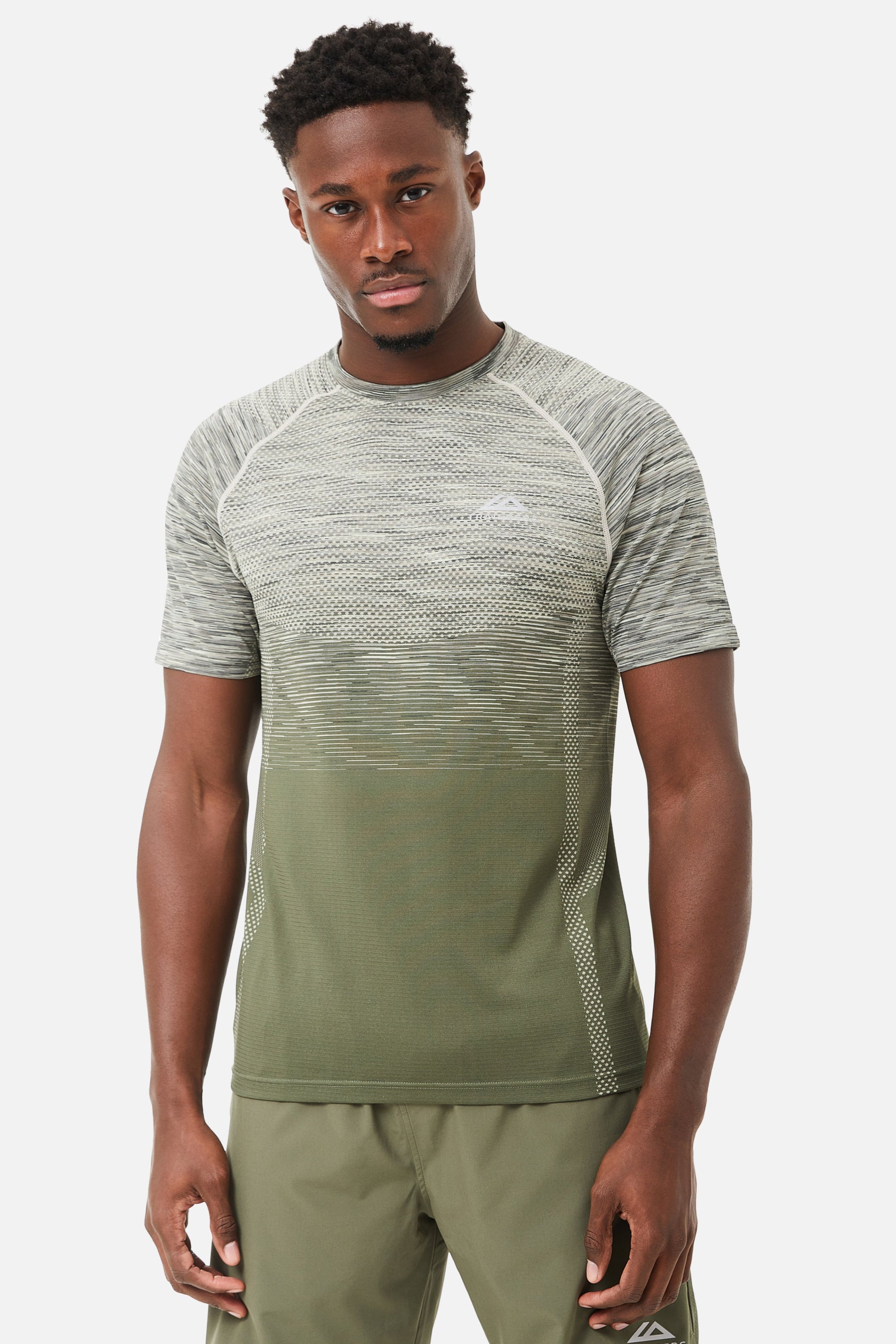 Summit Seamless Tee - Khaki