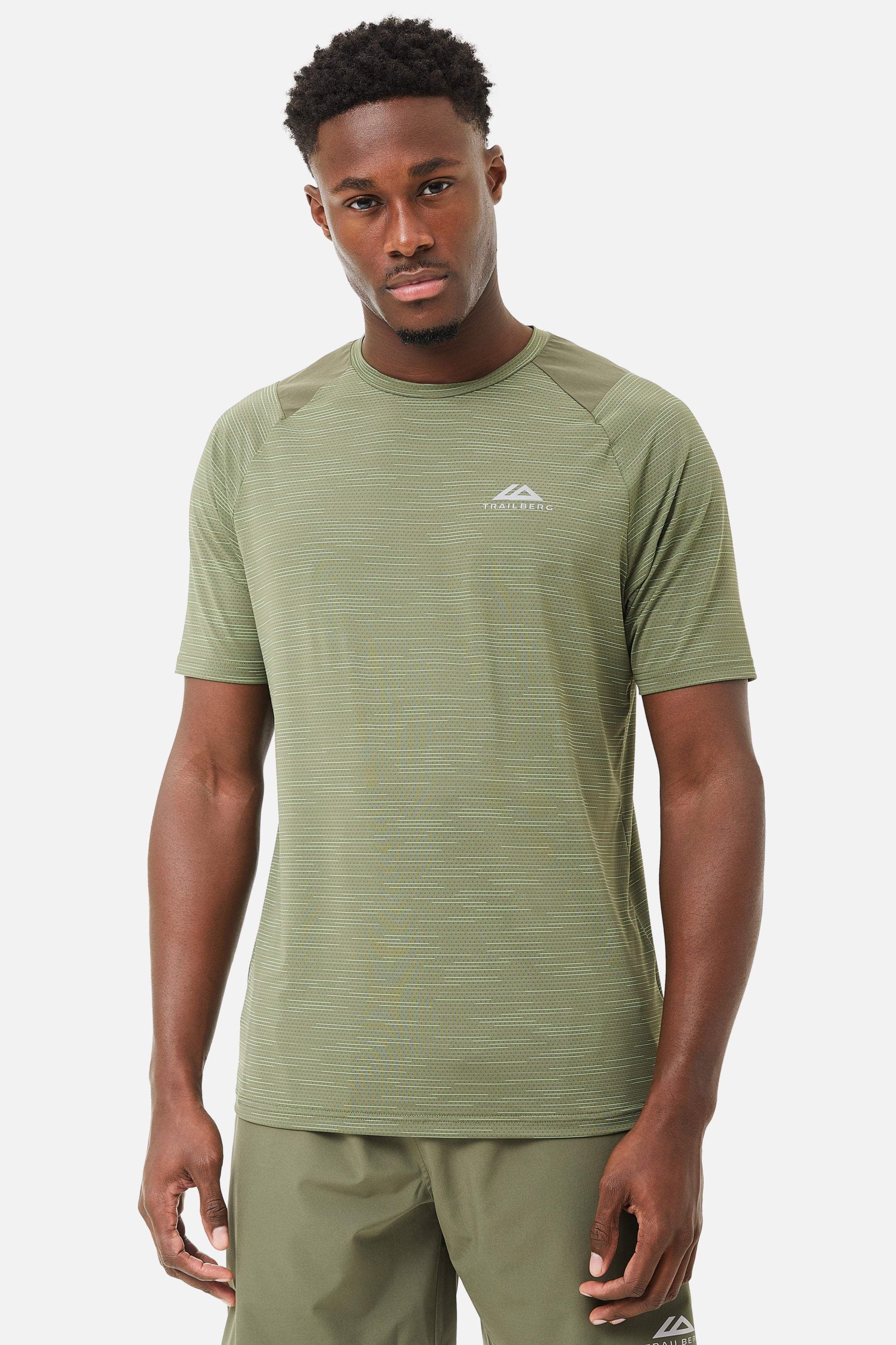 Element 2.0 Tee - Khaki/Neon Lime