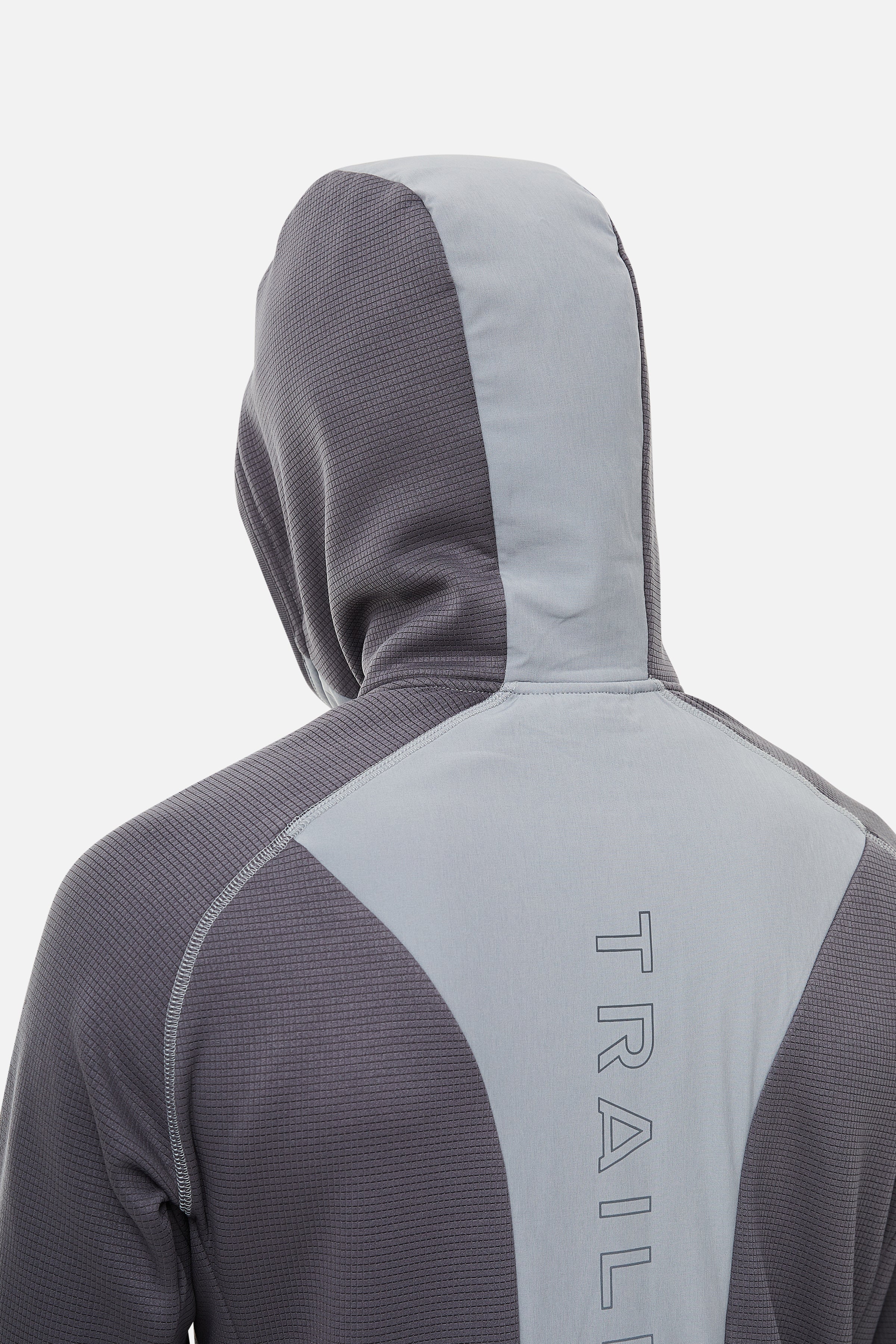 GLACIER FLEECE HOOD - CHARCOAL/GREY