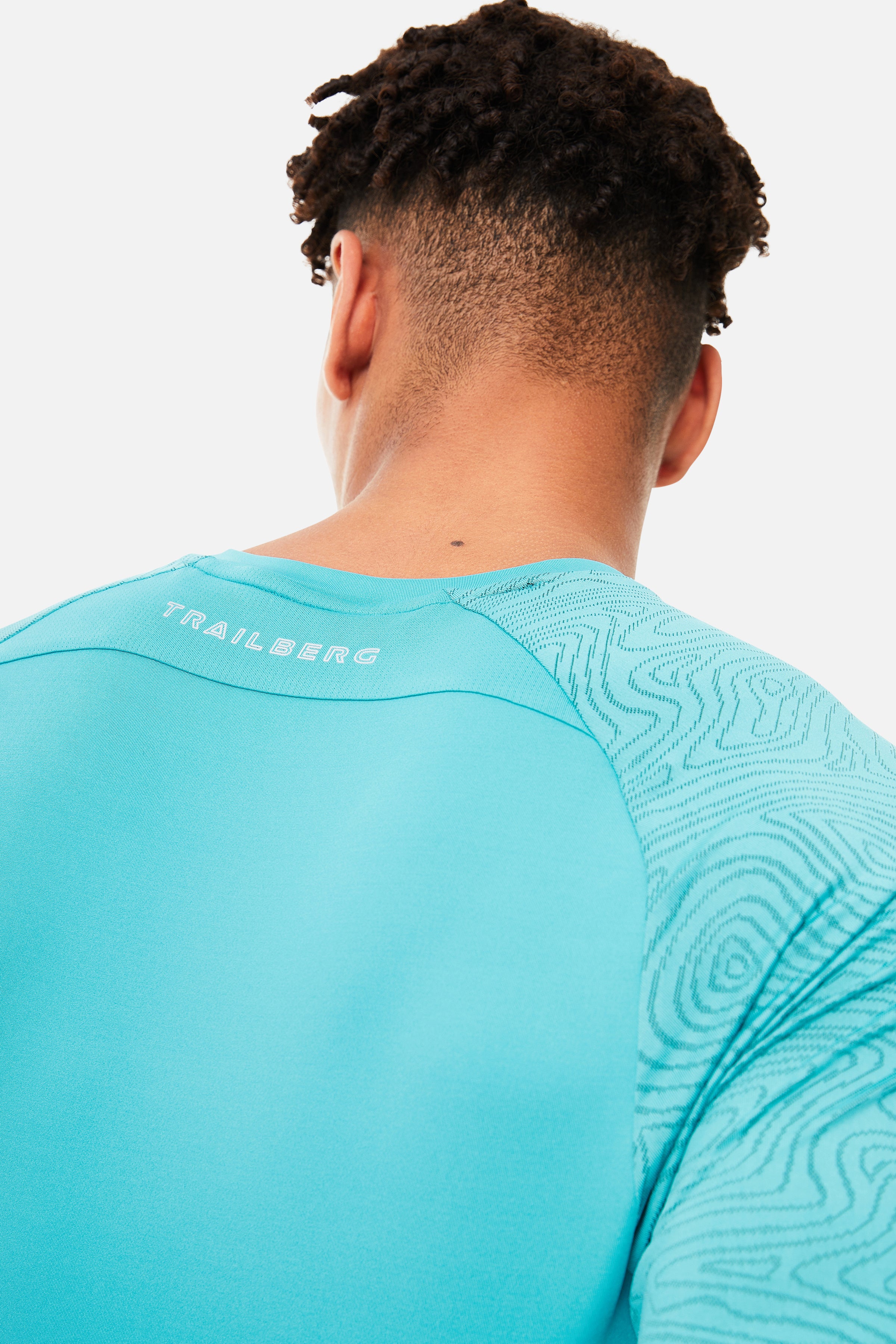 GEO TEE - TURQUOISE