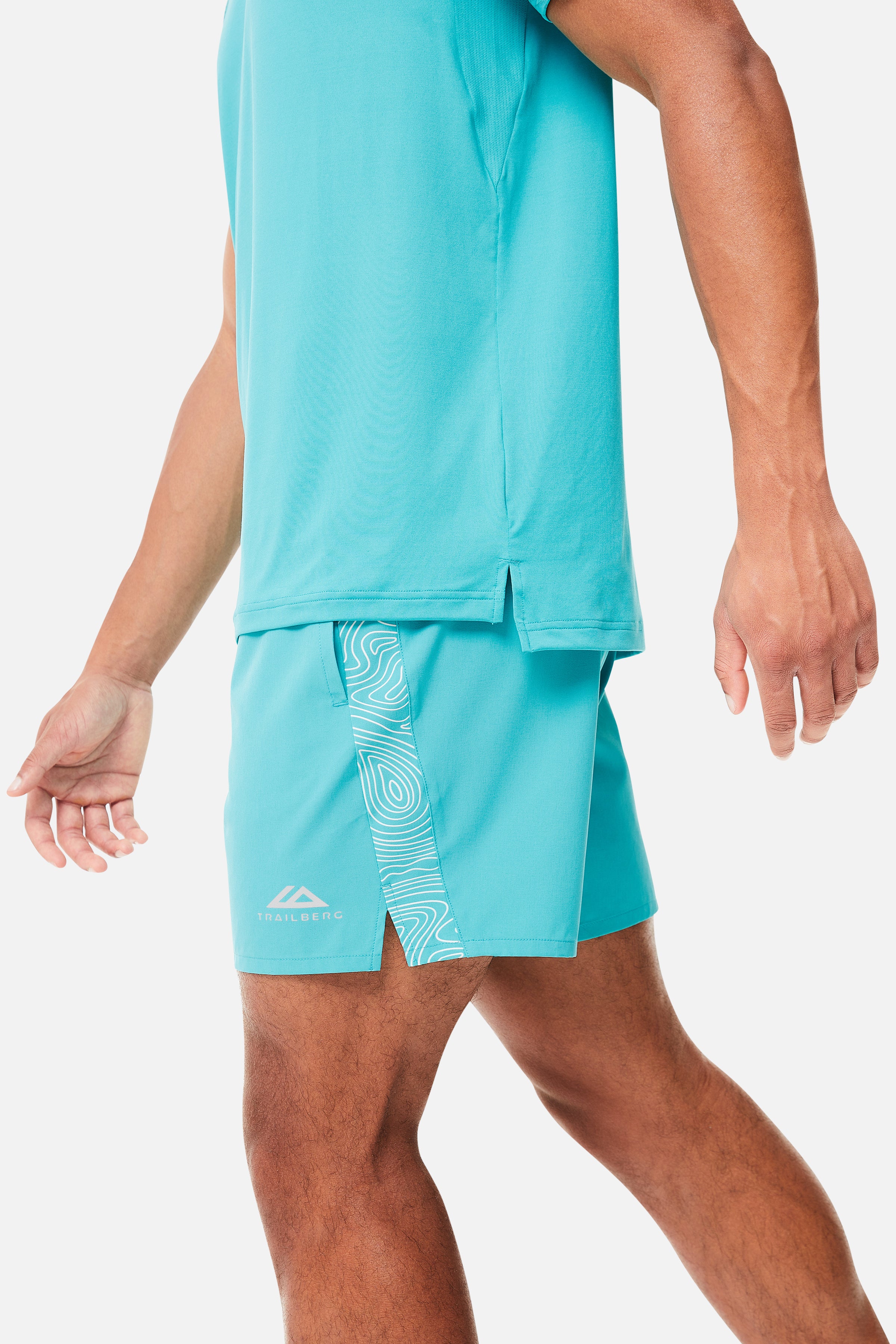 GEO SHORT - TURQUOISE