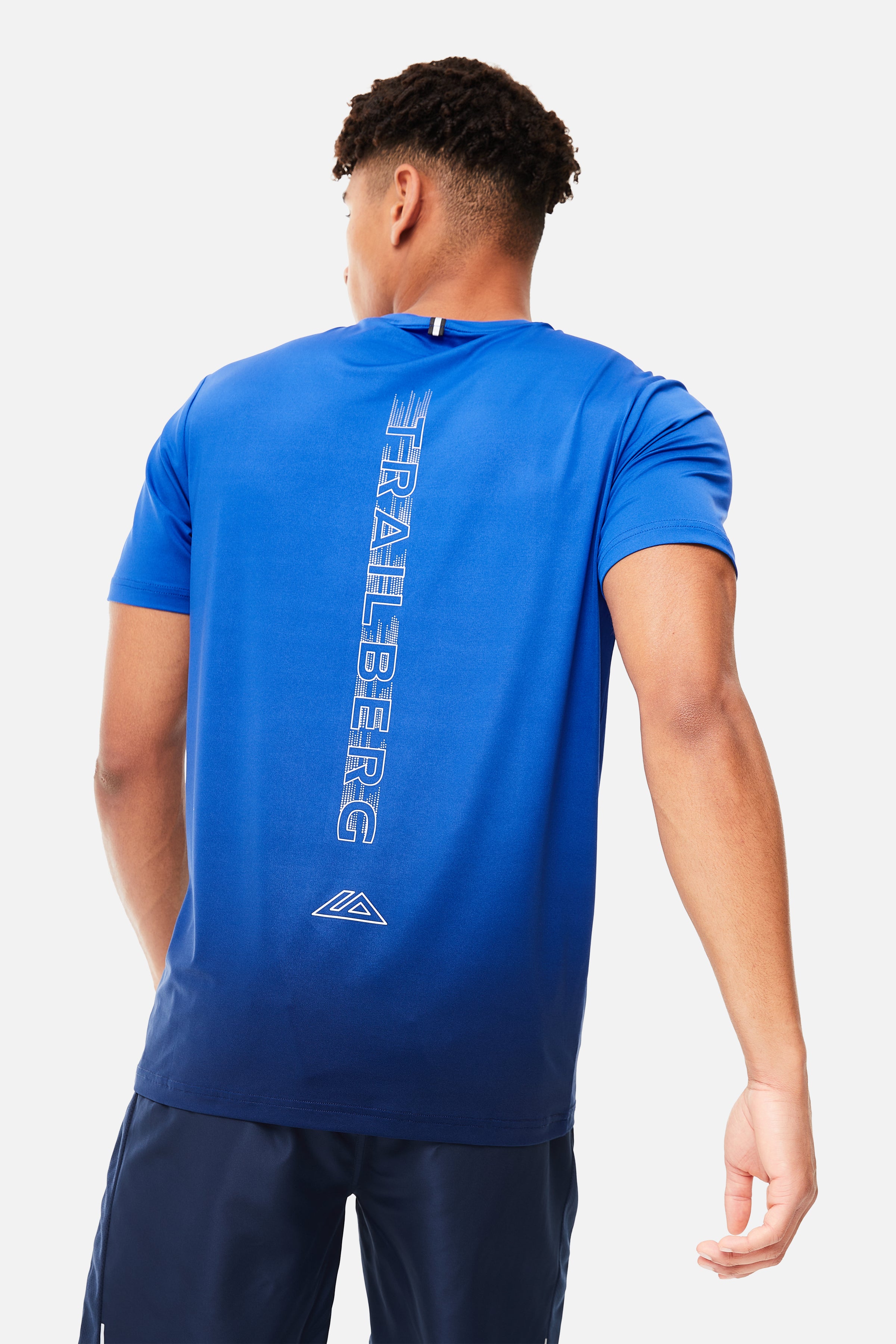 GRADIENT TEE - NAVY/COBALT