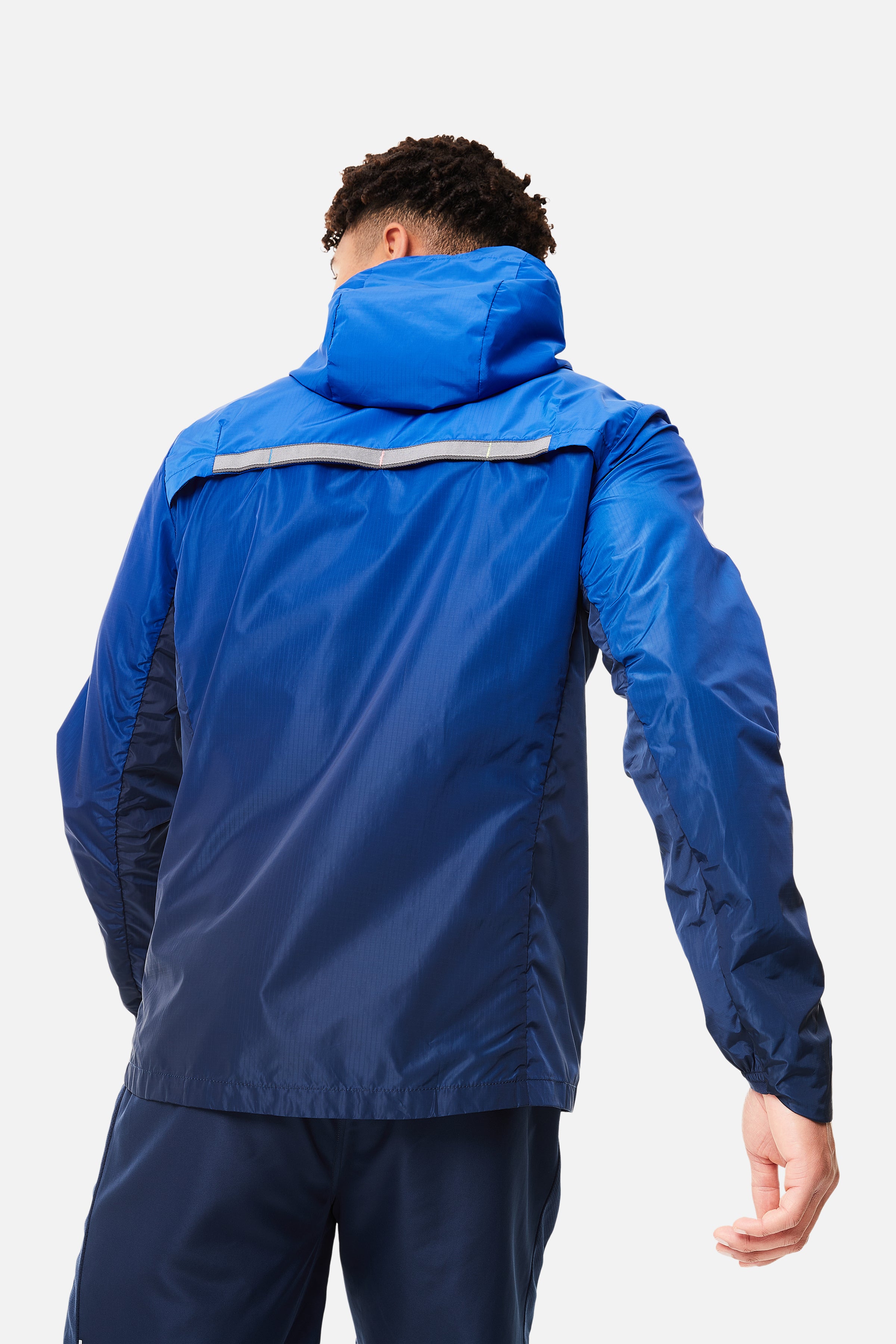 GRADIENT WINDBREAKER - NAVY/COBALT