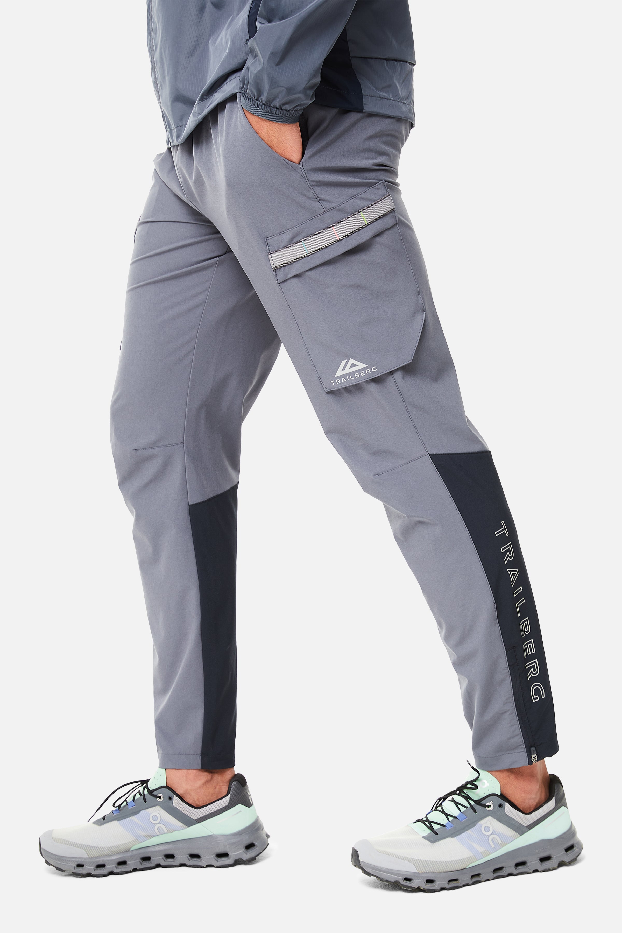 TRIATHLON 3.0 PANT - MID GREY/MIDNIGHT BLUE