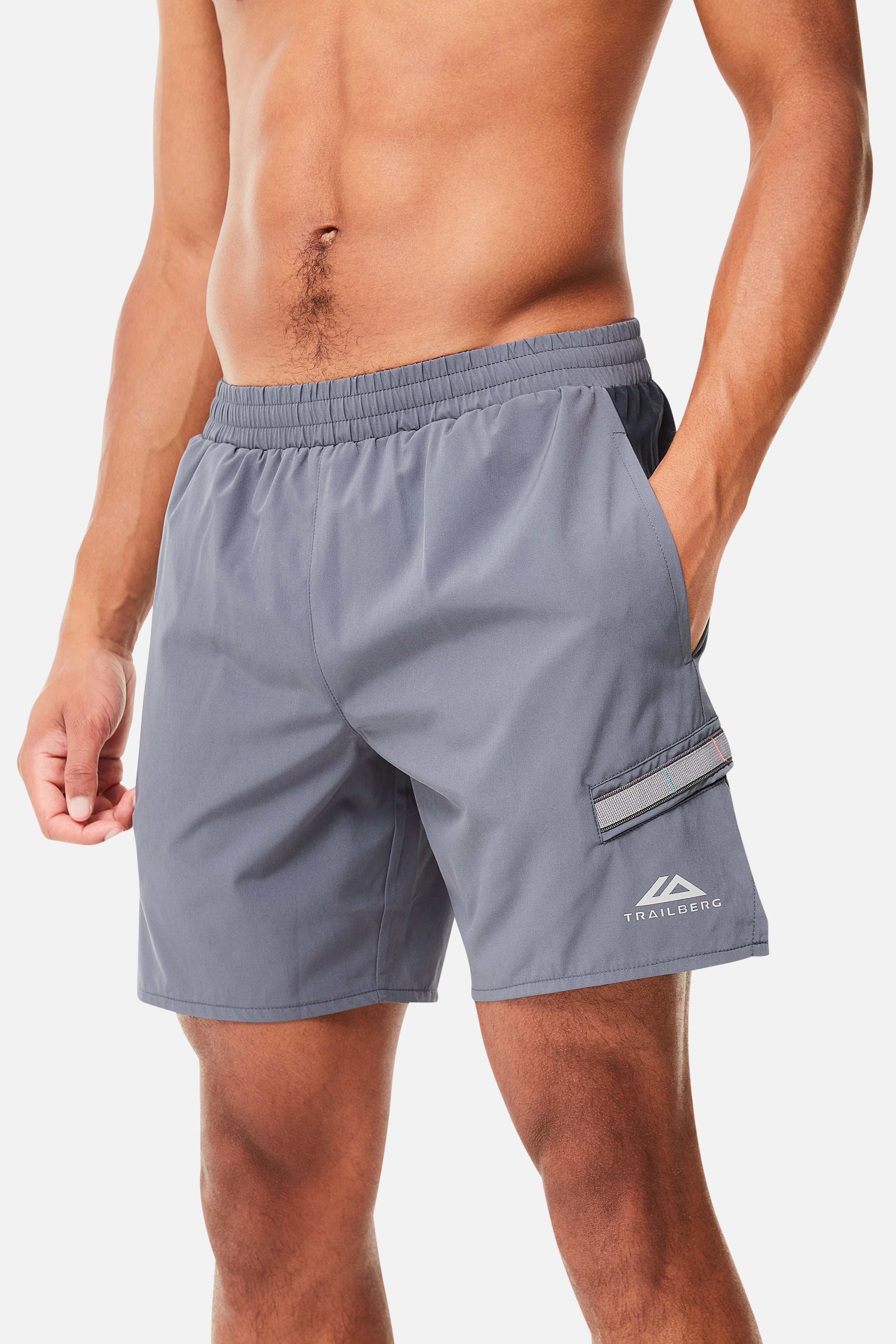 TRIATHLON 3.0 SHORT - MID GREY/MIDNIGHT BLUE