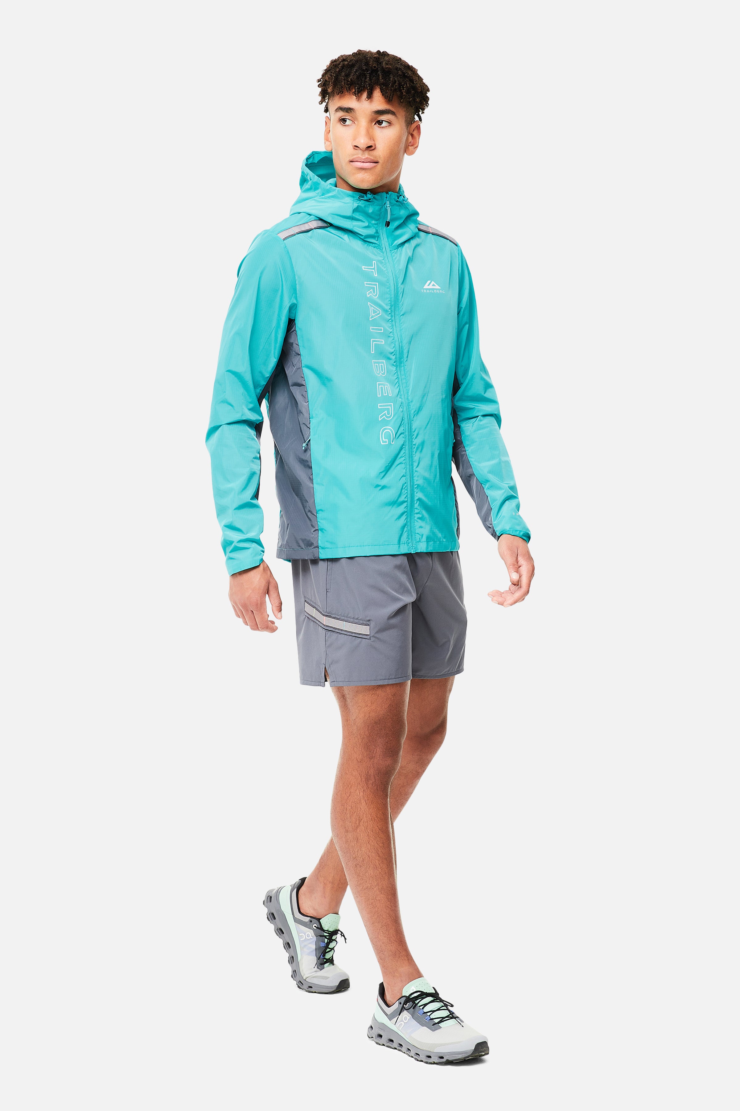 TRIATHLON WINDBREAKER - TURQUOISE/MID GREY