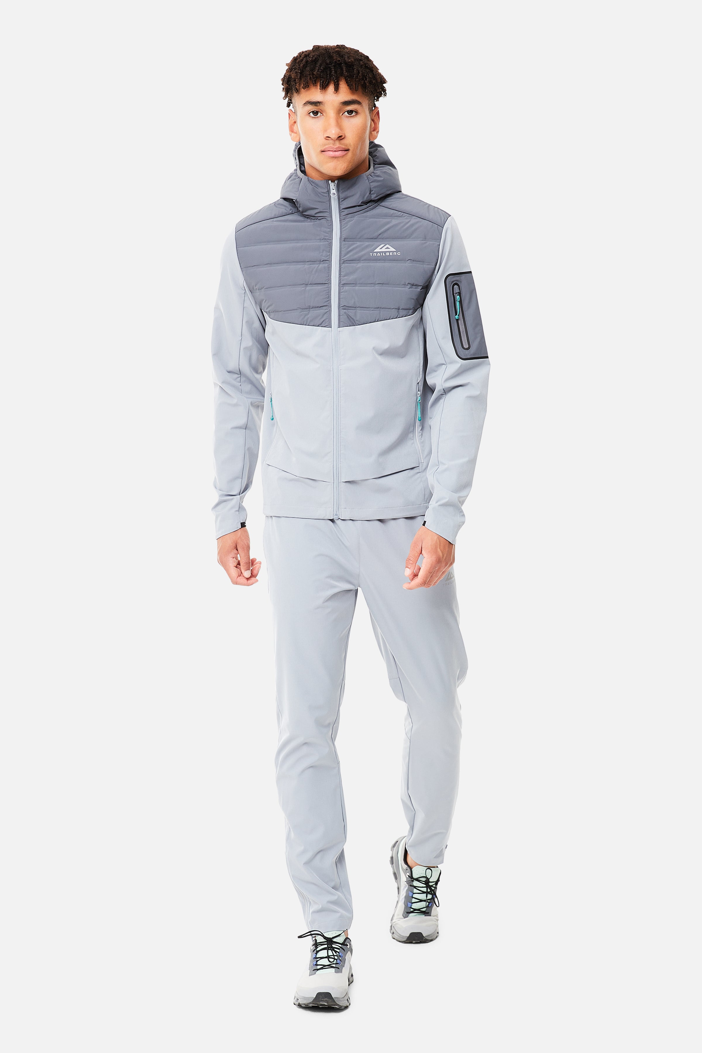 RHINE HYBRID JACKET - GREY