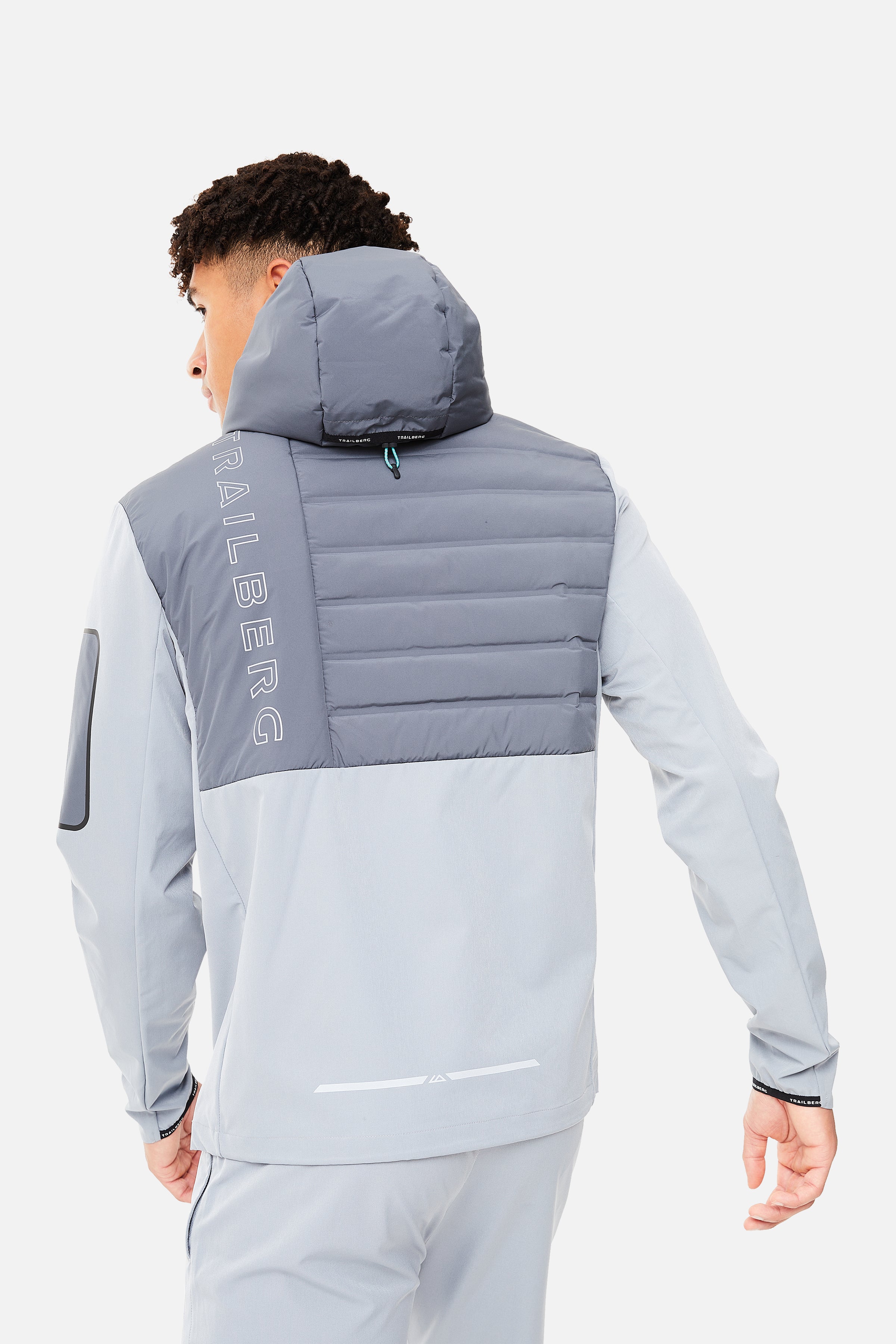 RHINE HYBRID JACKET - GREY