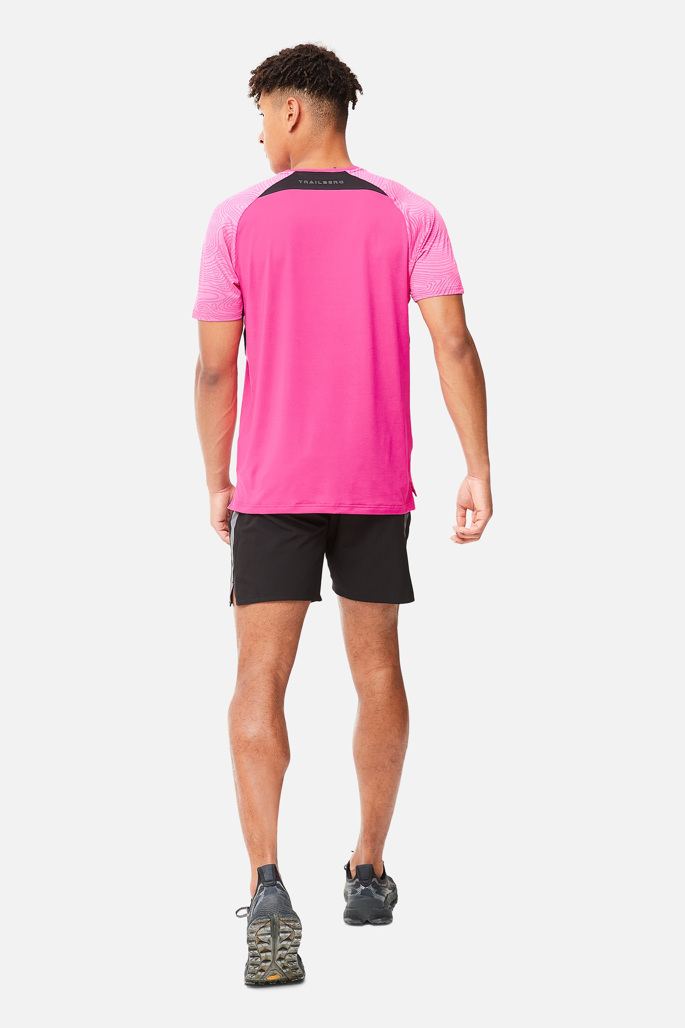 GEO TEE - HOT PINK